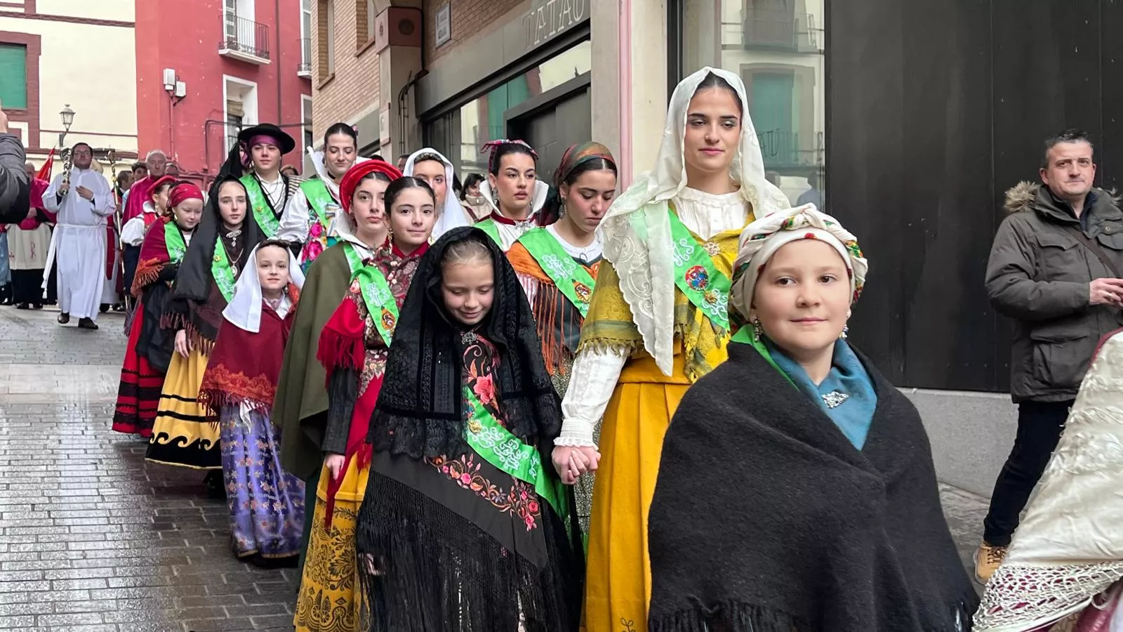Huesca recupera la procesión de San Vicente. Foto Mercedes Manterola