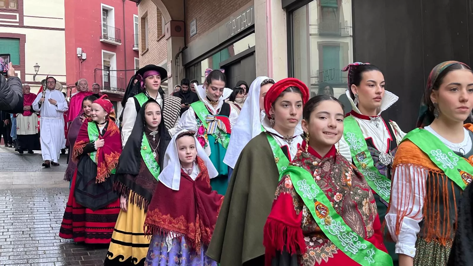 Huesca recupera la procesión de San Vicente. Foto Mercedes Manterola