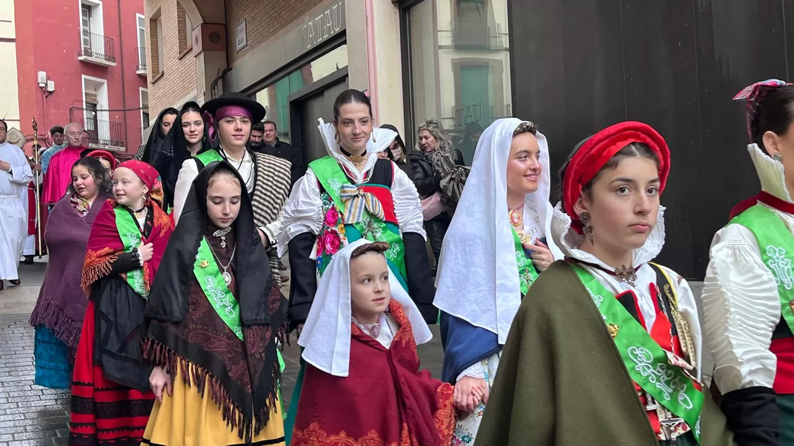 Huesca recupera la procesión de San Vicente. Foto Mercedes Manterola