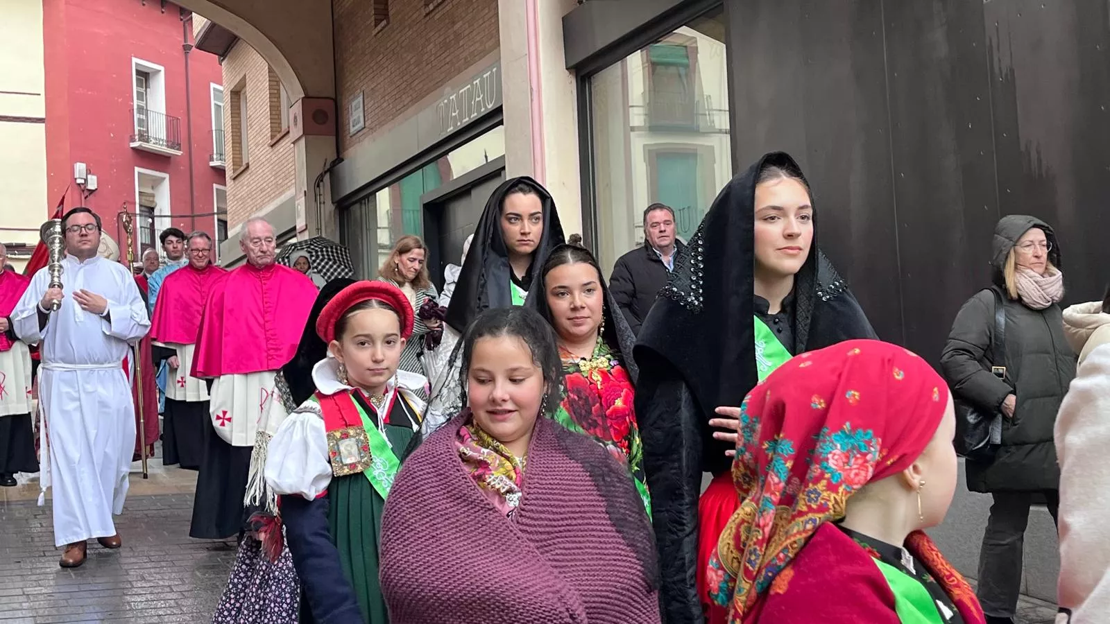 Huesca recupera la procesión de San Vicente. Foto Mercedes Manterola