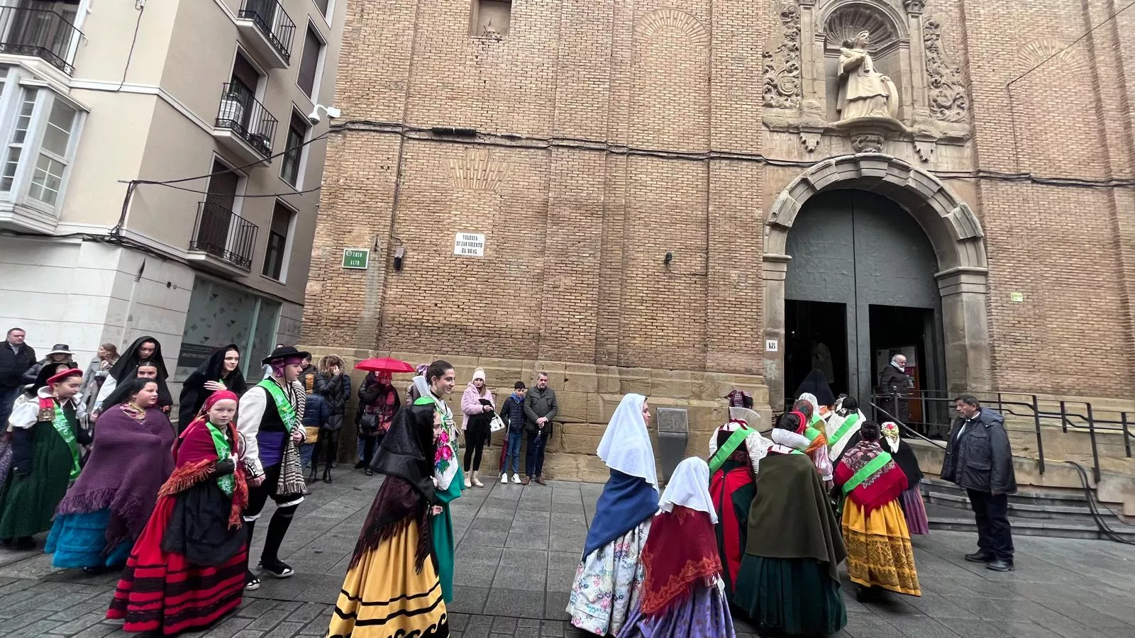 Huesca recupera la procesión de San Vicente. Foto Mercedes Manterola