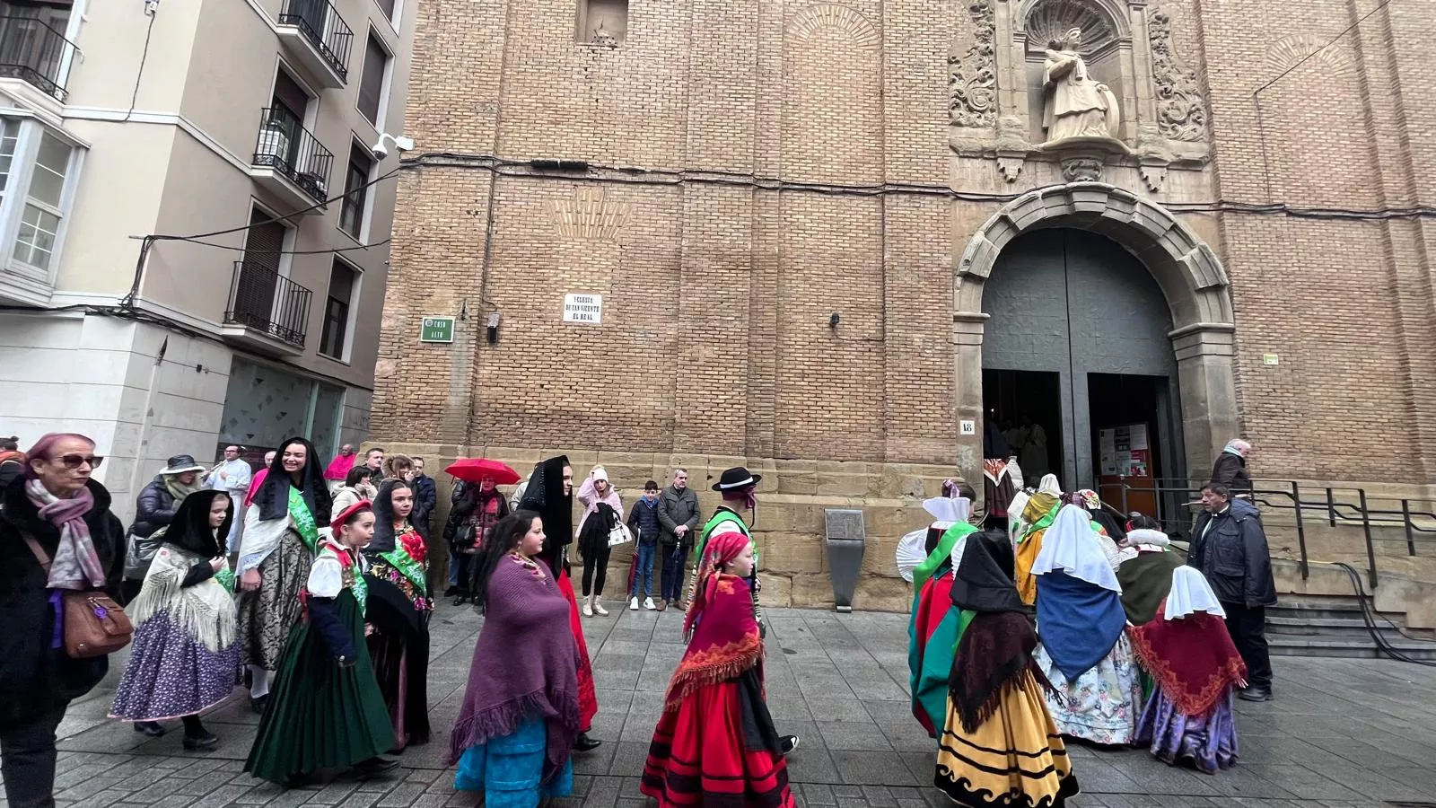 Huesca recupera la procesión de San Vicente. Foto Mercedes Manterola