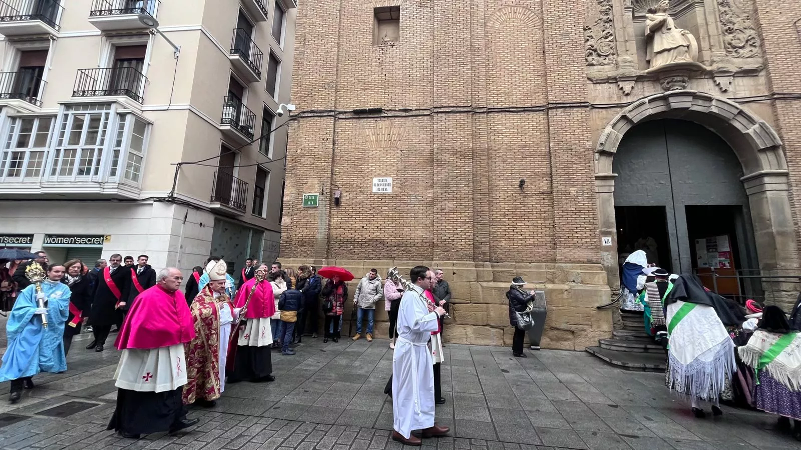 Huesca recupera la procesión de San Vicente. Foto Mercedes Manterola