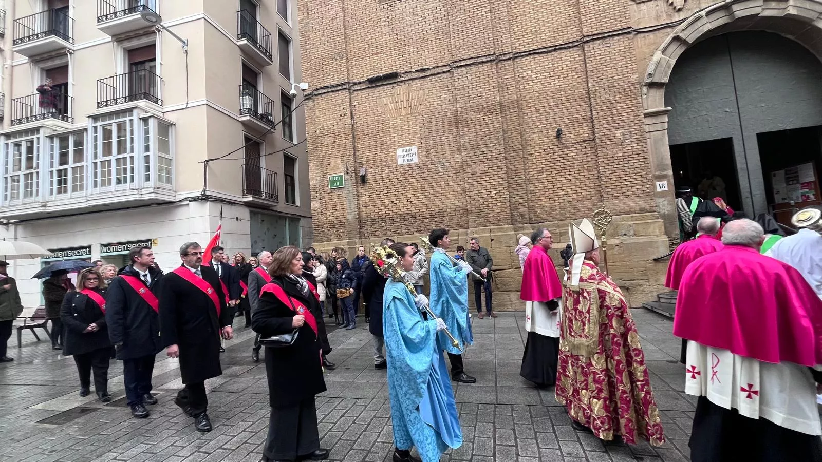 Huesca recupera la procesión de San Vicente. Foto Mercedes Manterola