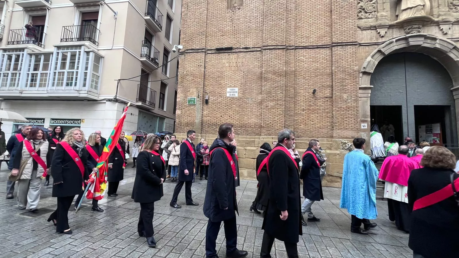 Huesca recupera la procesión de San Vicente. Foto Mercedes Manterola