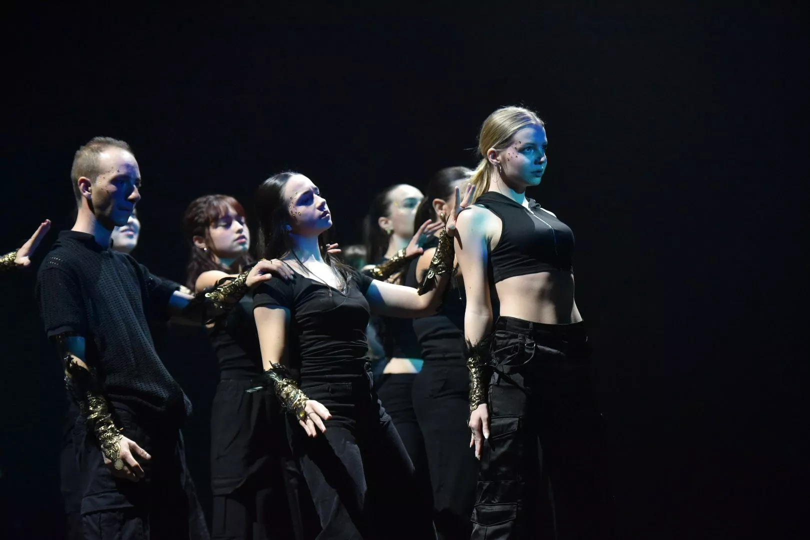 Actuación de Bailalé, en la XXXI Muestra de Danza Ciudad de Huesca. Foto Escuela Bailalé