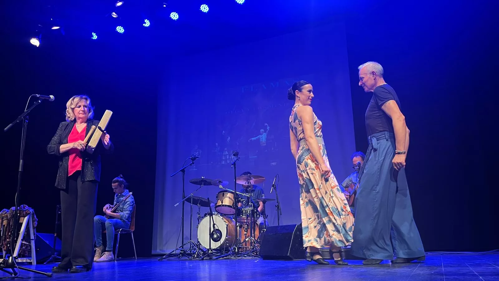 Concierto de Olga y los Ministriles “15 Aniversario” en Huesca. Foto Mercedes Manterola