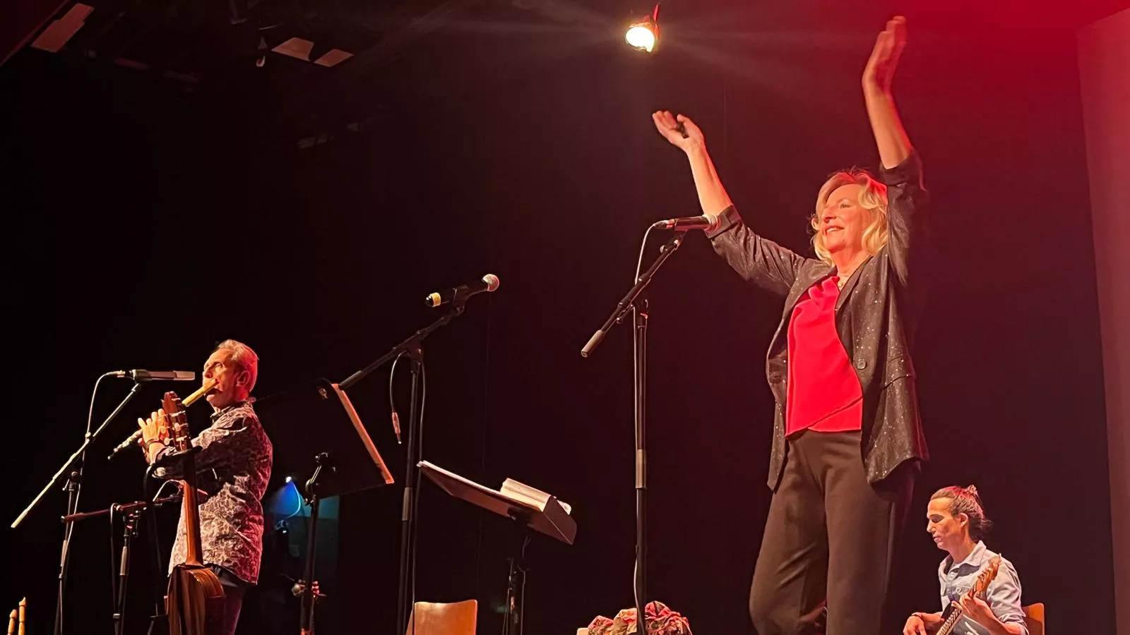 Concierto de Olga y los Ministriles “15 Aniversario” en Huesca. Foto Mercedes Manterola