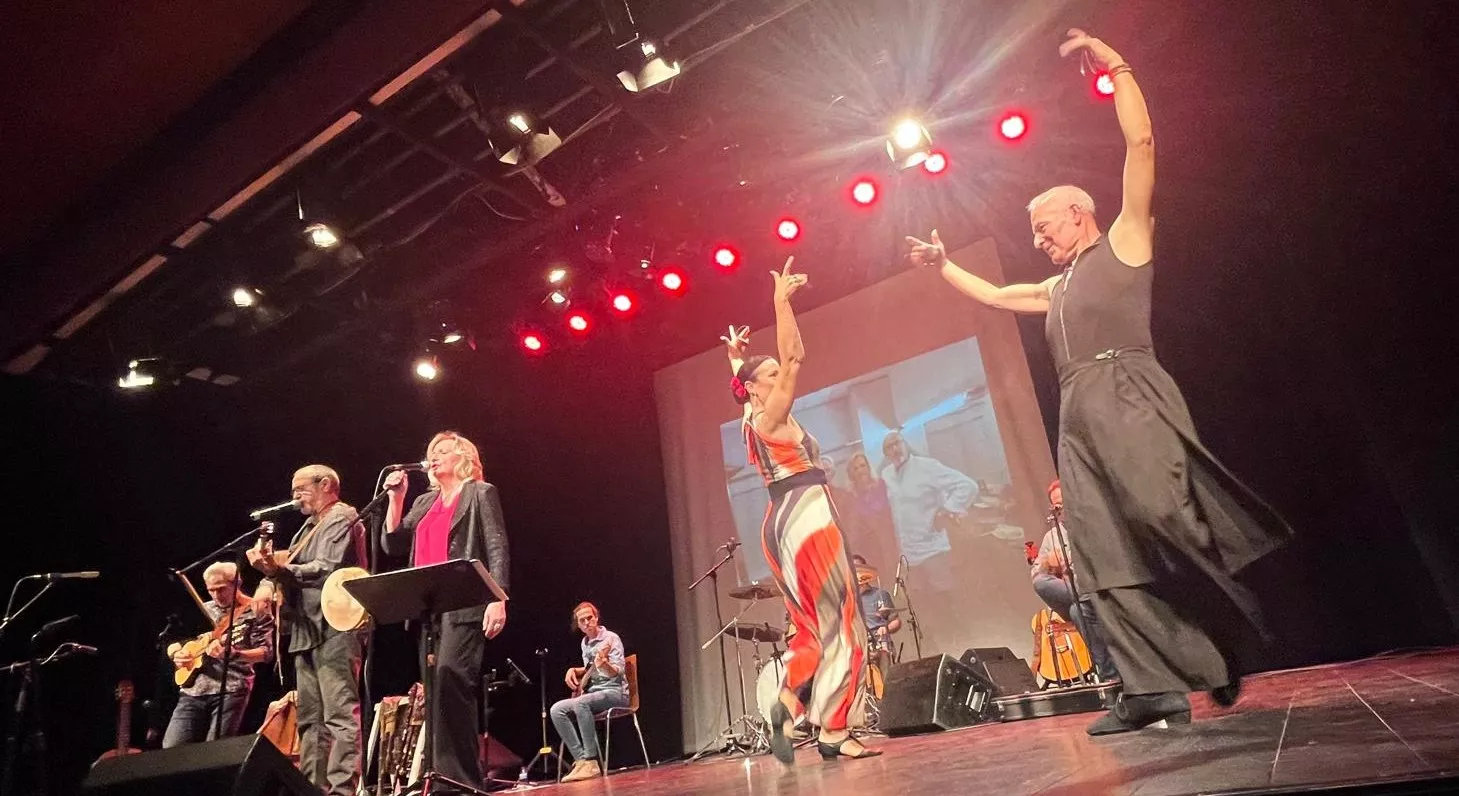 Concierto de Olga y los Ministriles “15 Aniversario” en Huesca. Foto Mercedes Manterola