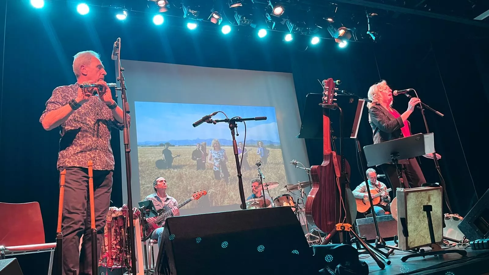 Concierto de Olga y los Ministriles “15 Aniversario” en Huesca. Foto Mercedes Manterola