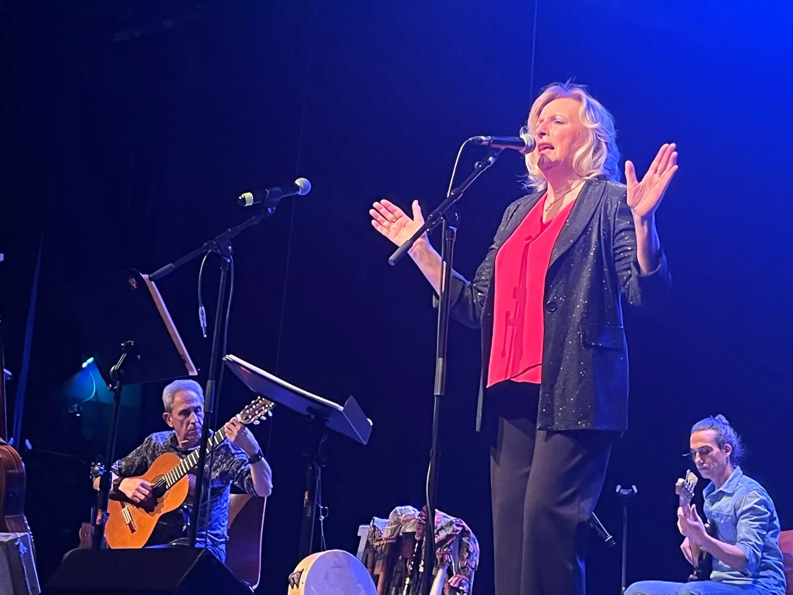 Concierto de Olga y los Ministriles “15 Aniversario” en Huesca. Foto Mercedes Manterola