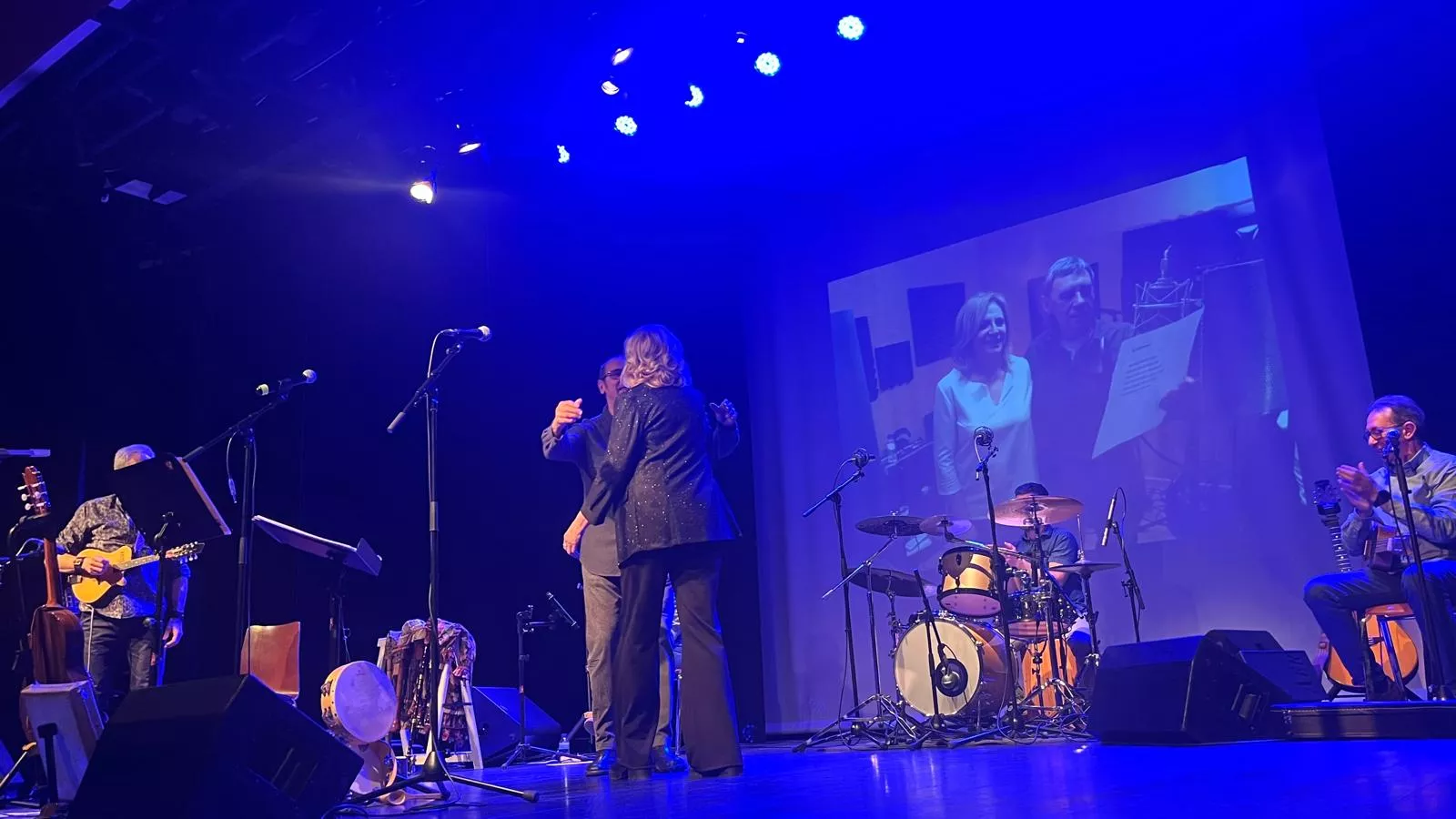 Concierto de Olga y los Ministriles “15 Aniversario” en Huesca. Foto Mercedes Manterola