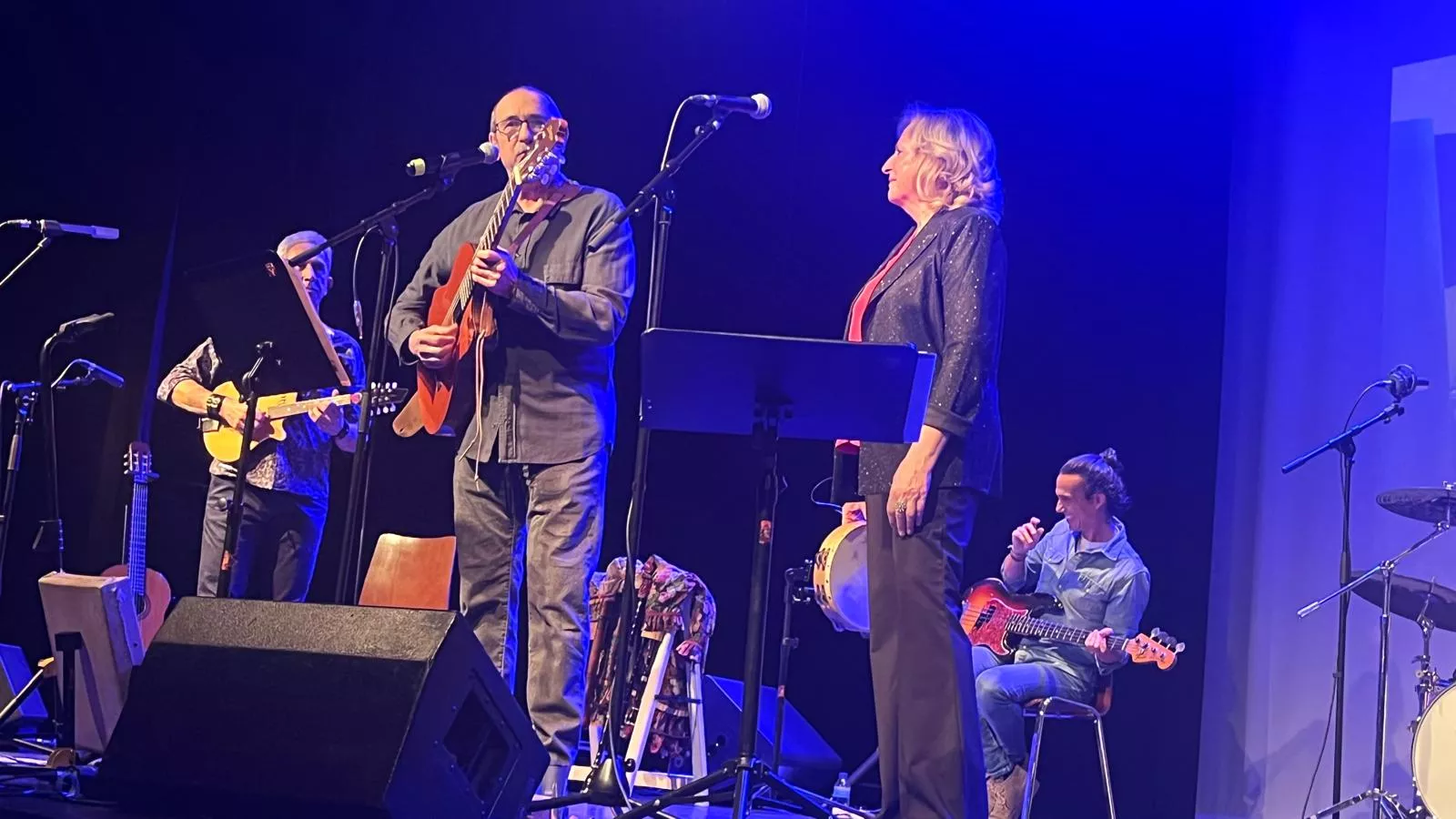 Concierto de Olga y los Ministriles “15 Aniversario” en Huesca. Foto Mercedes Manterola