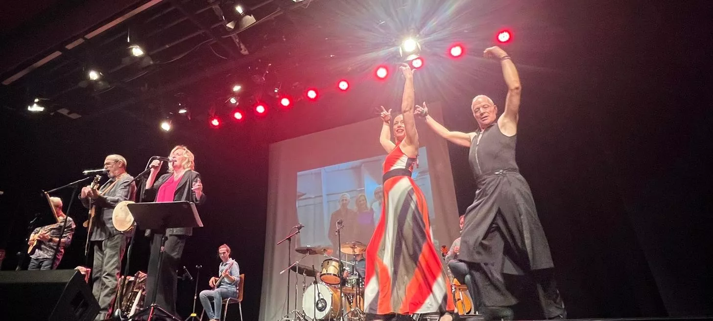 Concierto de Olga y los Ministriles “15 Aniversario” en Huesca. Foto Mercedes Manterola