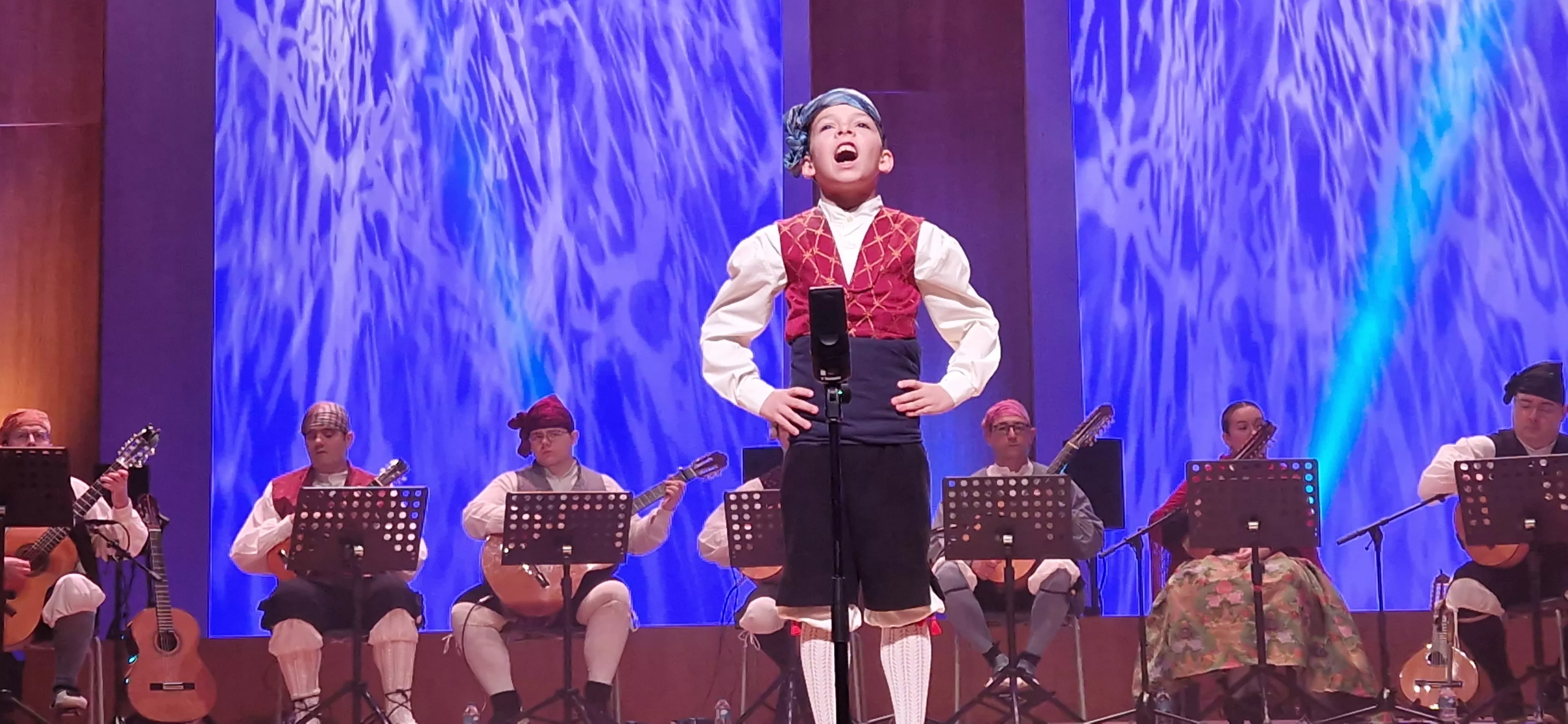 Final benjamín, infantil, juvenil y veteranos del XXXII Certamen Nacional de Jota Ciudad de Huesca. Foto Myriam Martínez