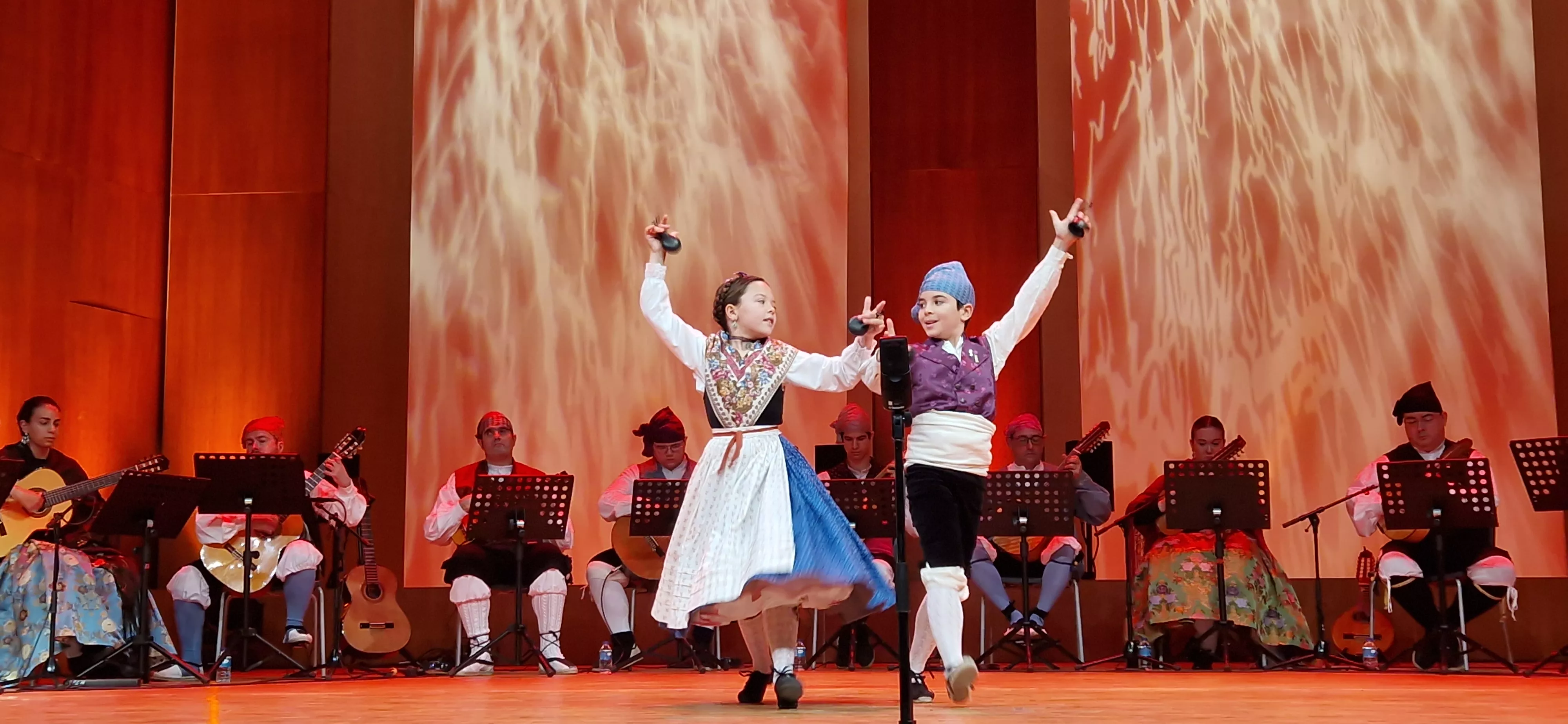 Final benjamín, infantil, juvenil y veteranos del XXXII Certamen Nacional de Jota Ciudad de Huesca. Foto Myriam Martínez
