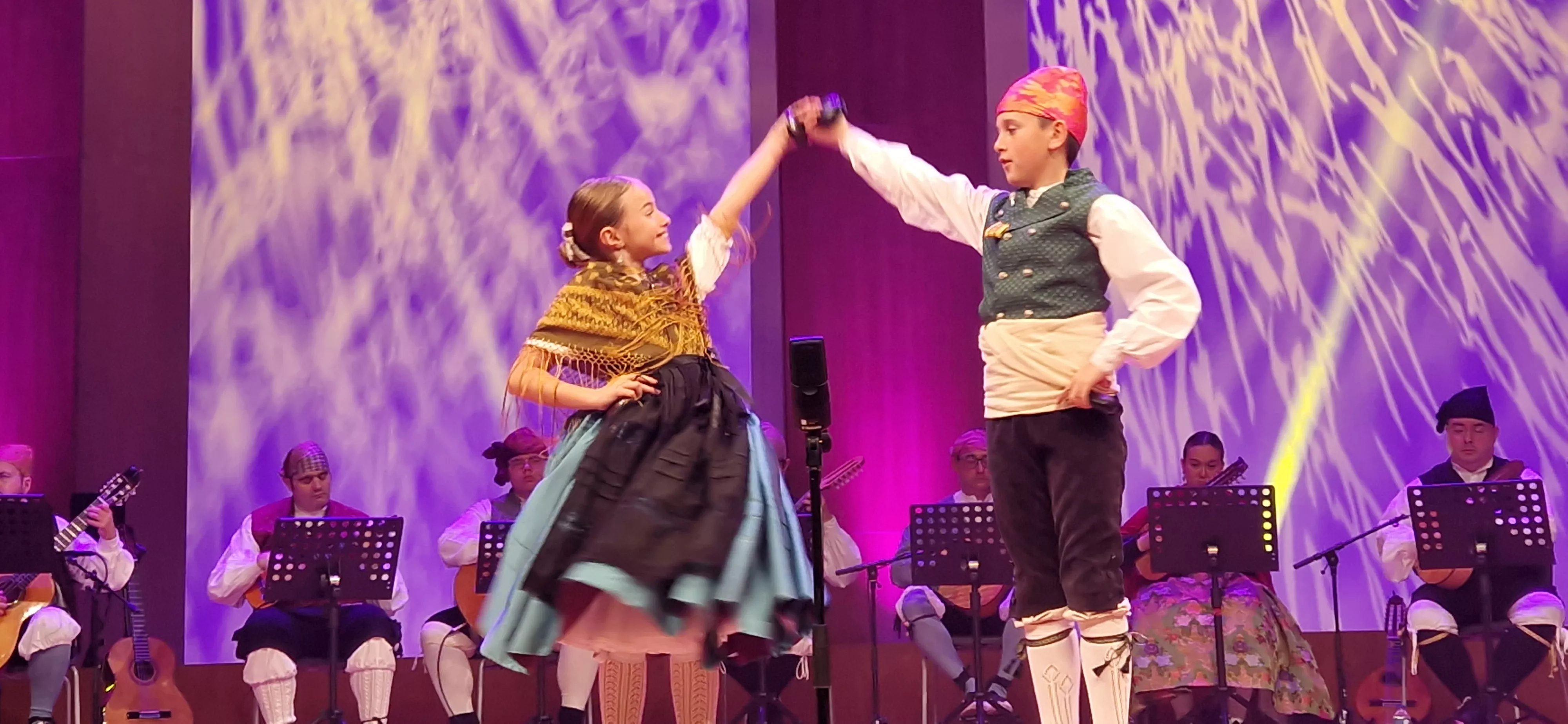 Final benjamín, infantil, juvenil y veteranos del XXXII Certamen Nacional de Jota Ciudad de Huesca. Foto Myriam Martínez