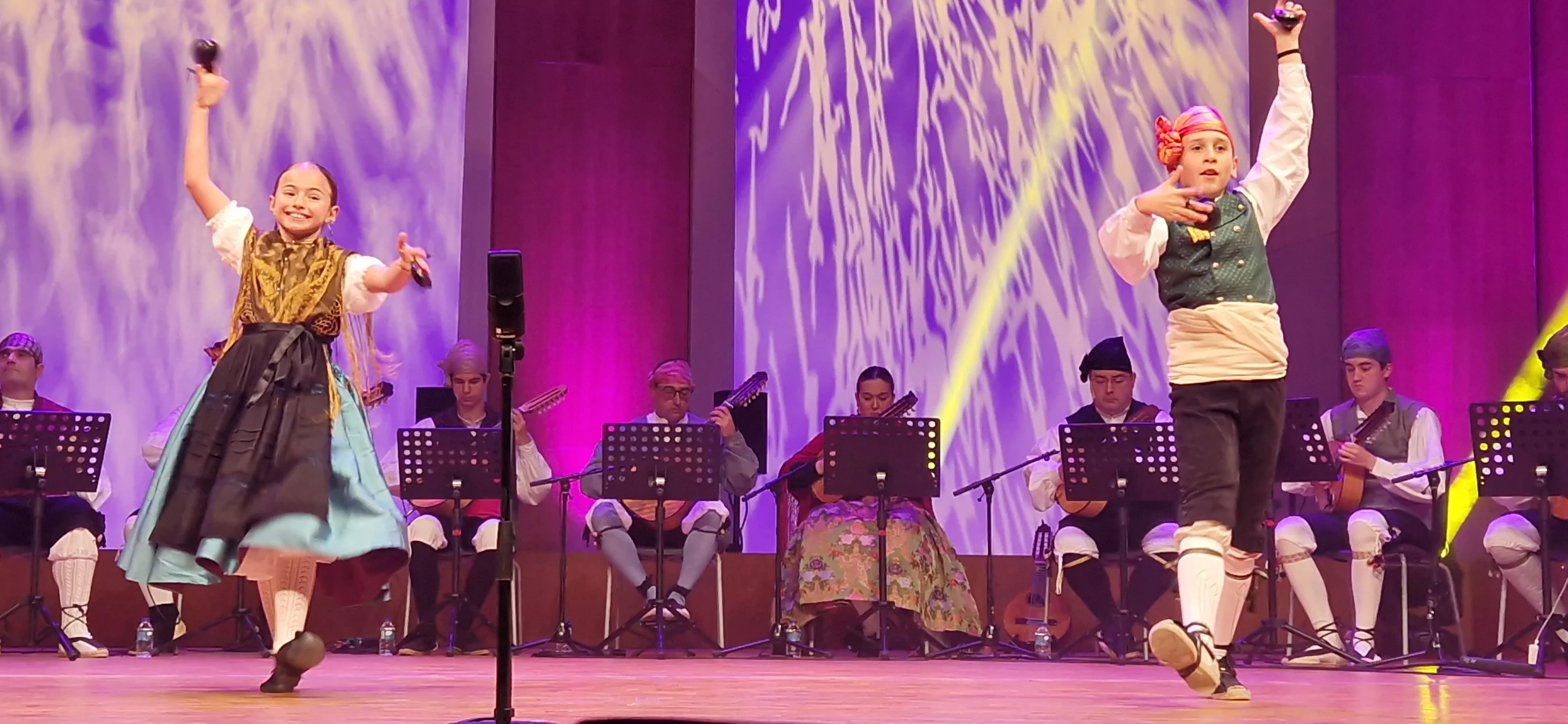 Final benjamín, infantil, juvenil y veteranos del XXXII Certamen Nacional de Jota Ciudad de Huesca. Foto Myriam Martínez