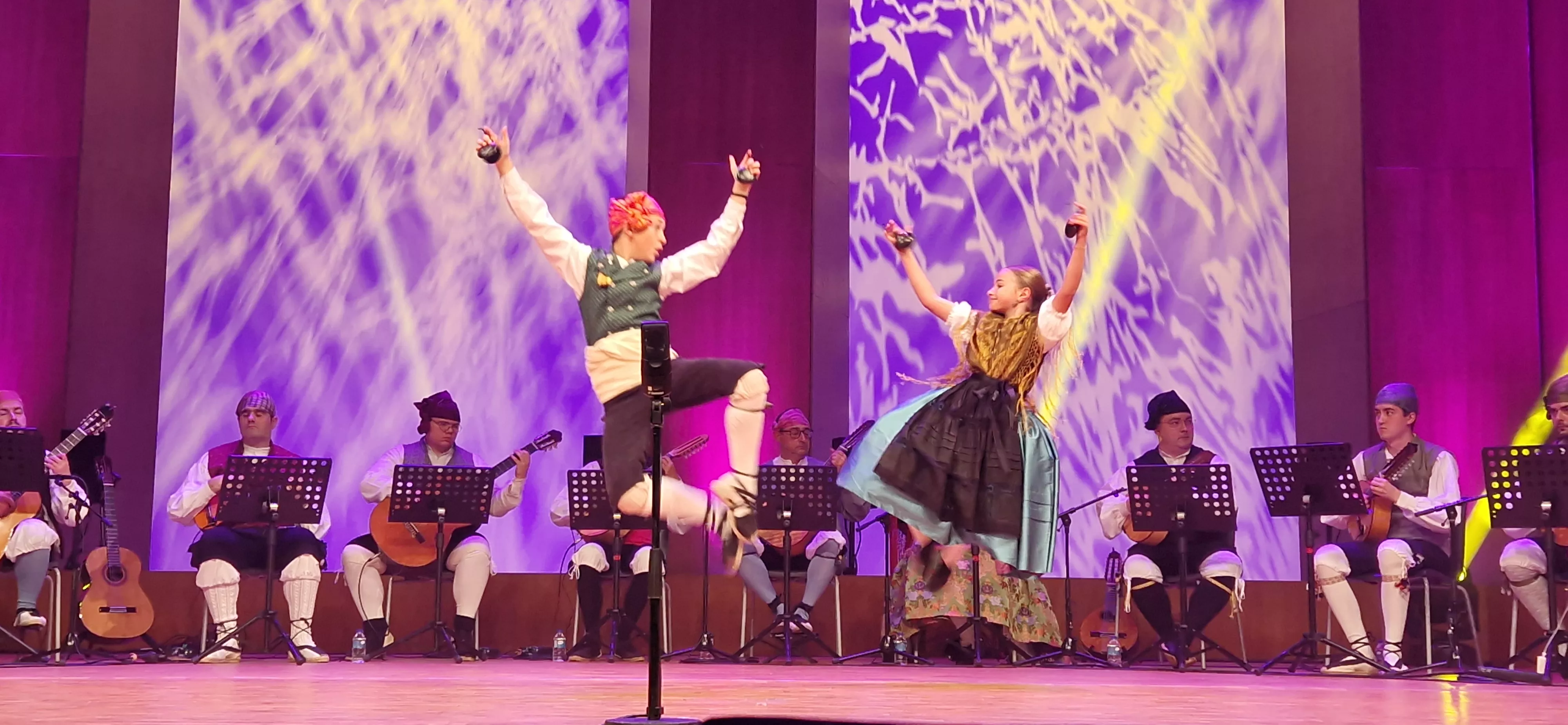 Final benjamín, infantil, juvenil y veteranos del XXXII Certamen Nacional de Jota Ciudad de Huesca. Foto Myriam Martínez