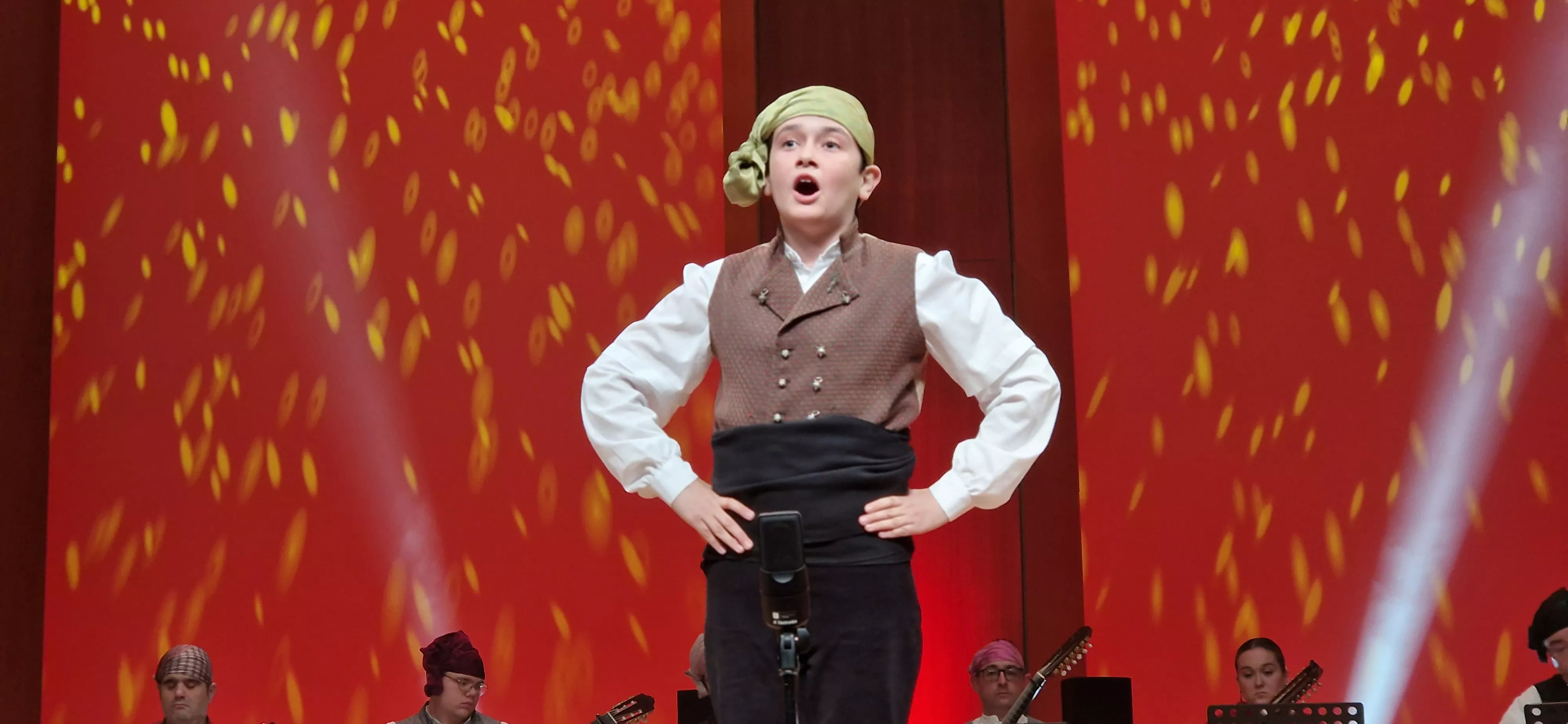 Final benjamín, infantil, juvenil y veteranos del XXXII Certamen Nacional de Jota Ciudad de Huesca. Foto Myriam Martínez