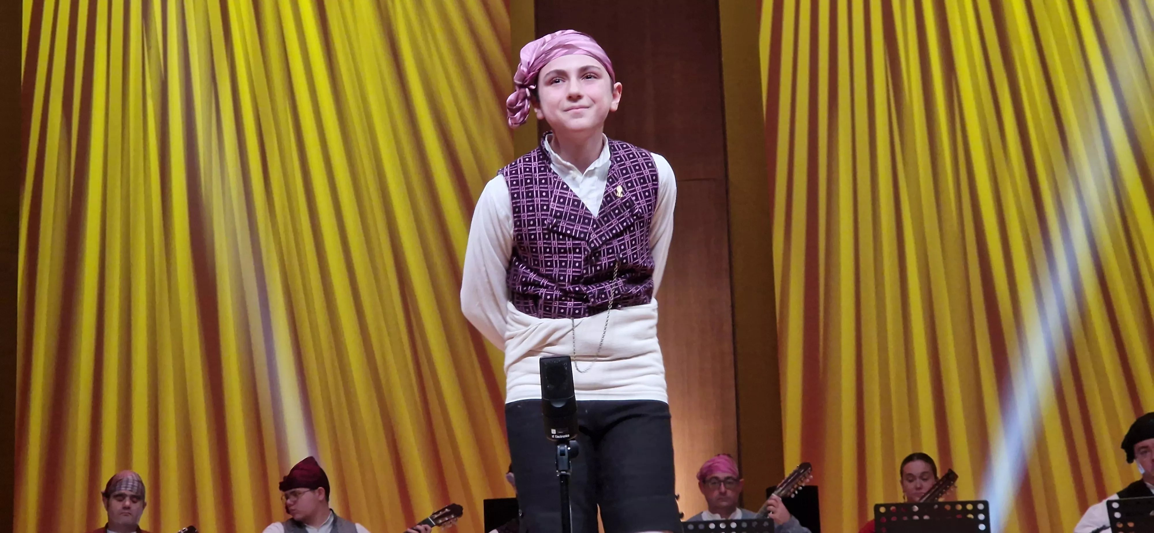 Final benjamín, infantil, juvenil y veteranos del XXXII Certamen Nacional de Jota Ciudad de Huesca. Foto Myriam Martínez