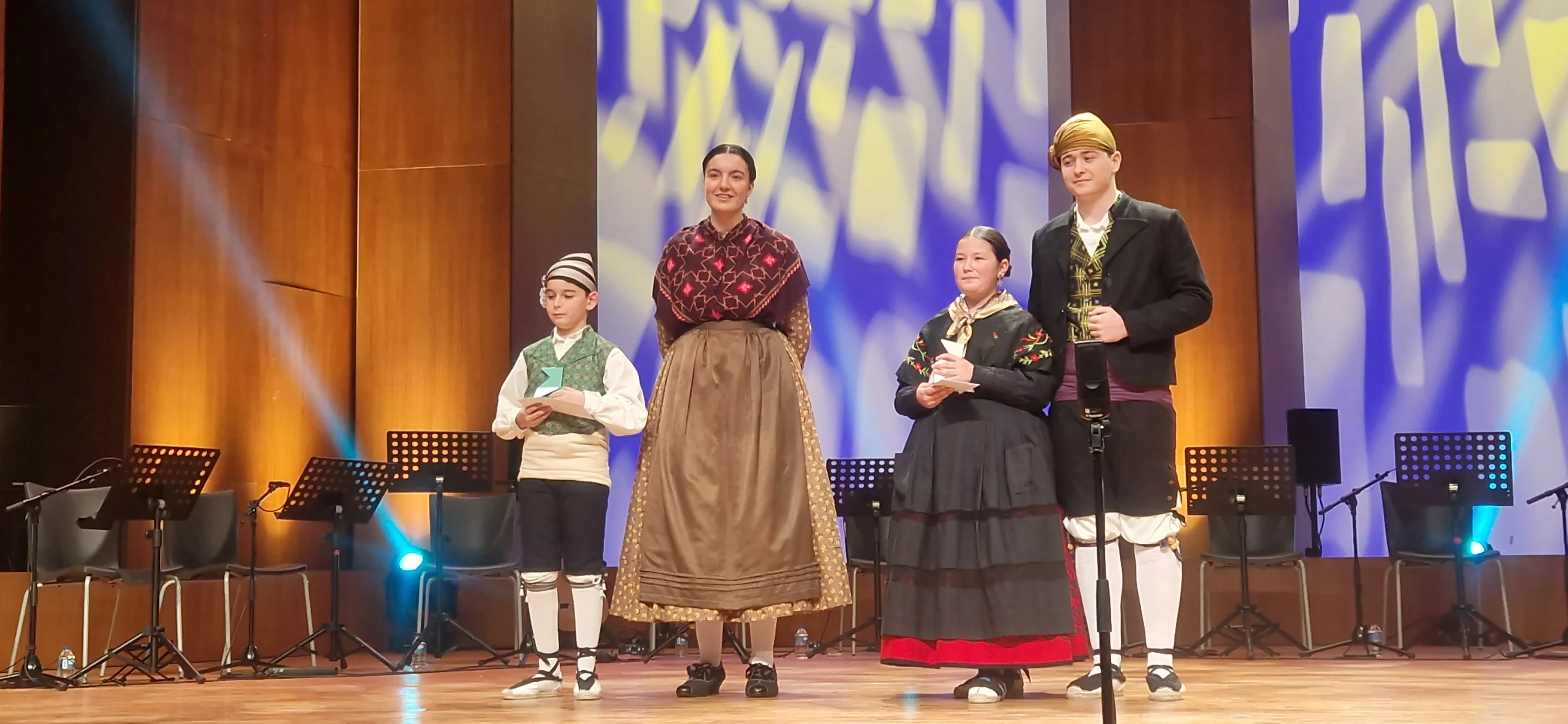 Final benjamín, infantil, juvenil y veteranos del XXXII Certamen Nacional de Jota Ciudad de Huesca. Foto Myriam Martínez