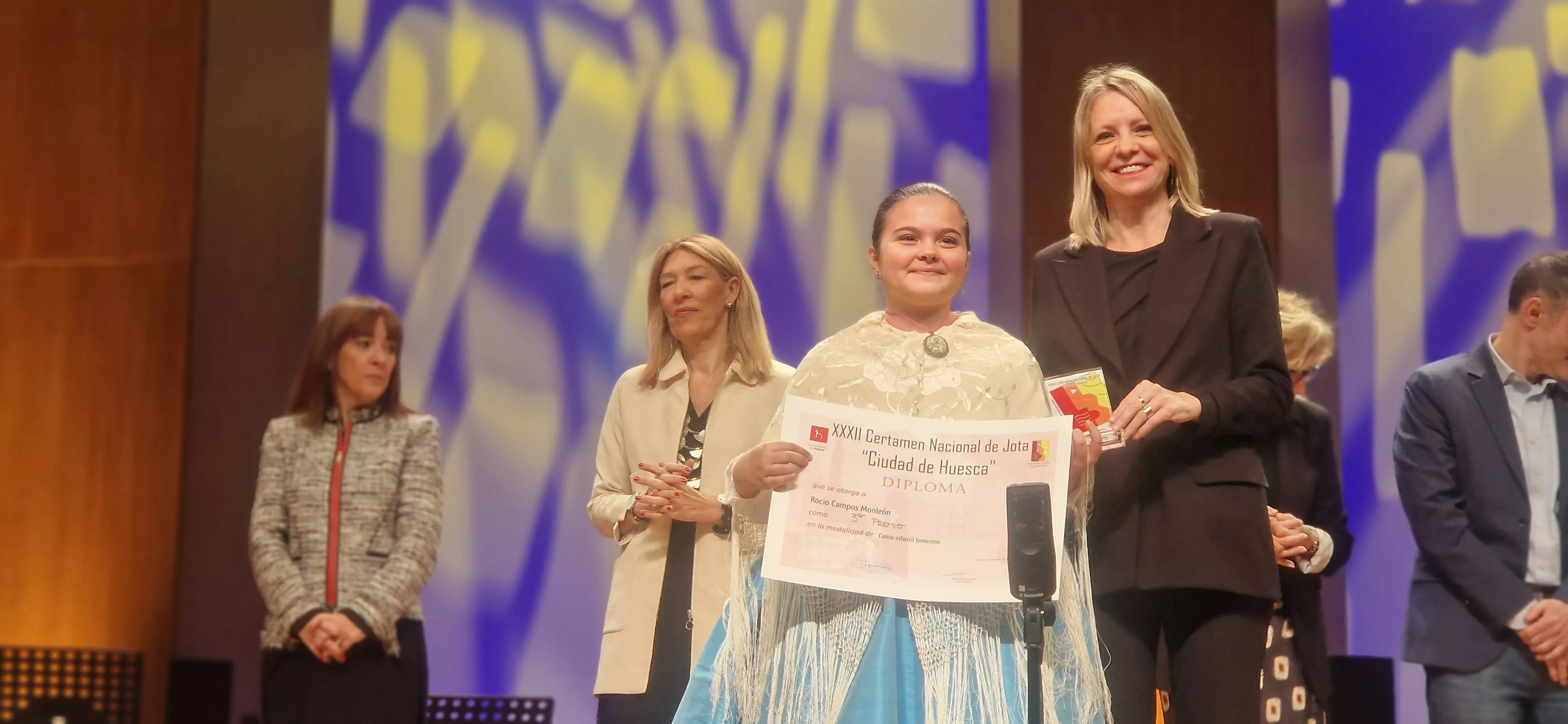 Final benjamín, infantil, juvenil y veteranos del XXXII Certamen Nacional de Jota Ciudad de Huesca. Foto Myriam Martínez