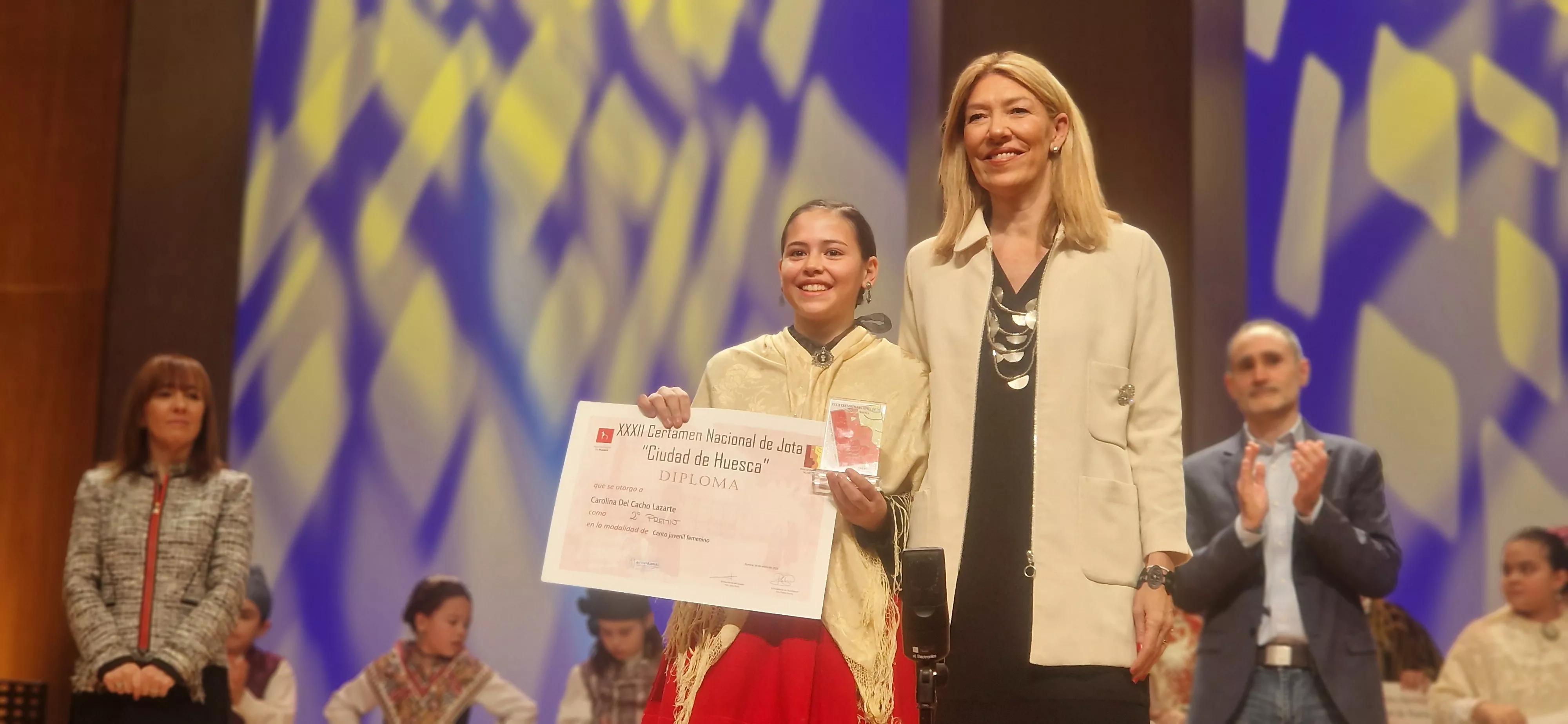 Final benjamín, infantil, juvenil y veteranos del XXXII Certamen Nacional de Jota Ciudad de Huesca. Foto Myriam Martínez