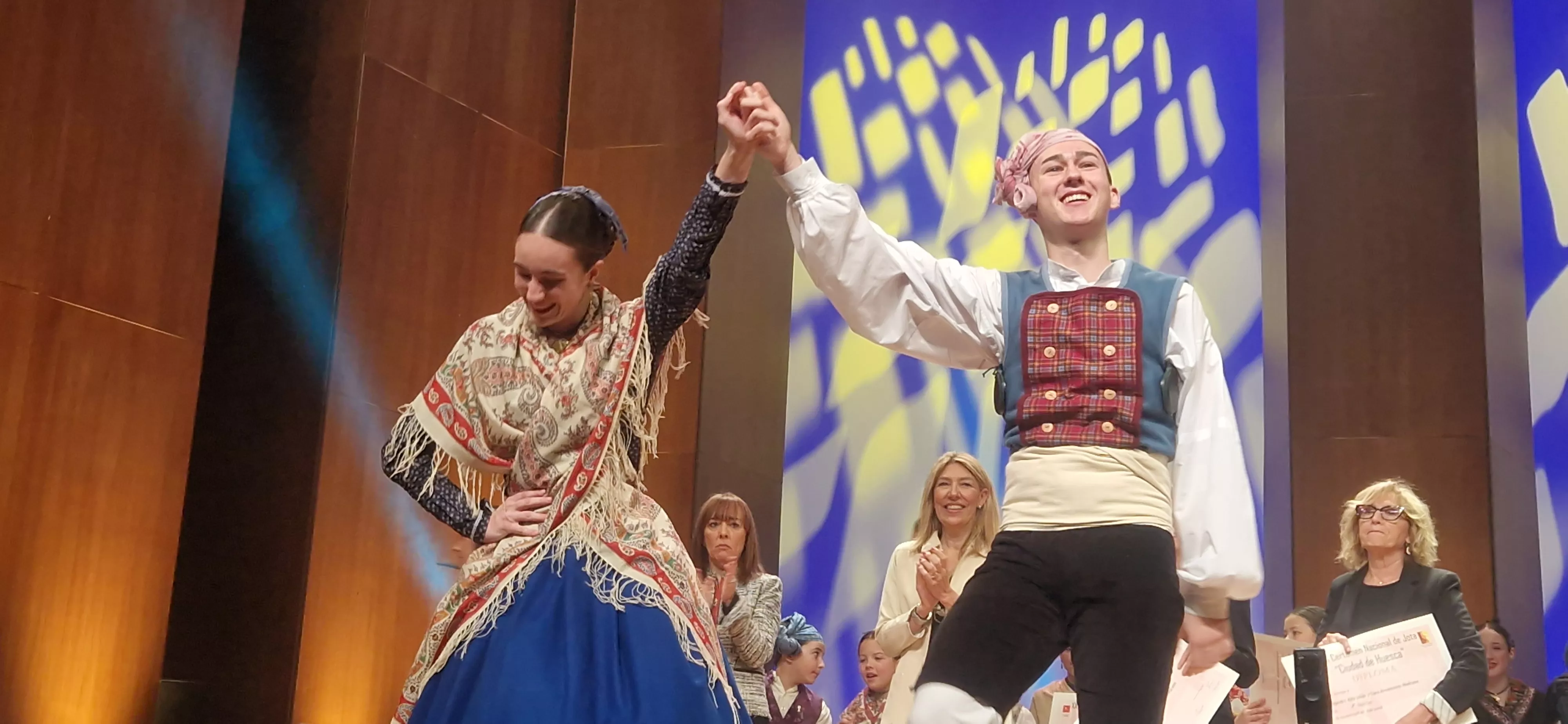 Final benjamín, infantil, juvenil y veteranos del XXXII Certamen Nacional de Jota Ciudad de Huesca. Foto Myriam Martínez