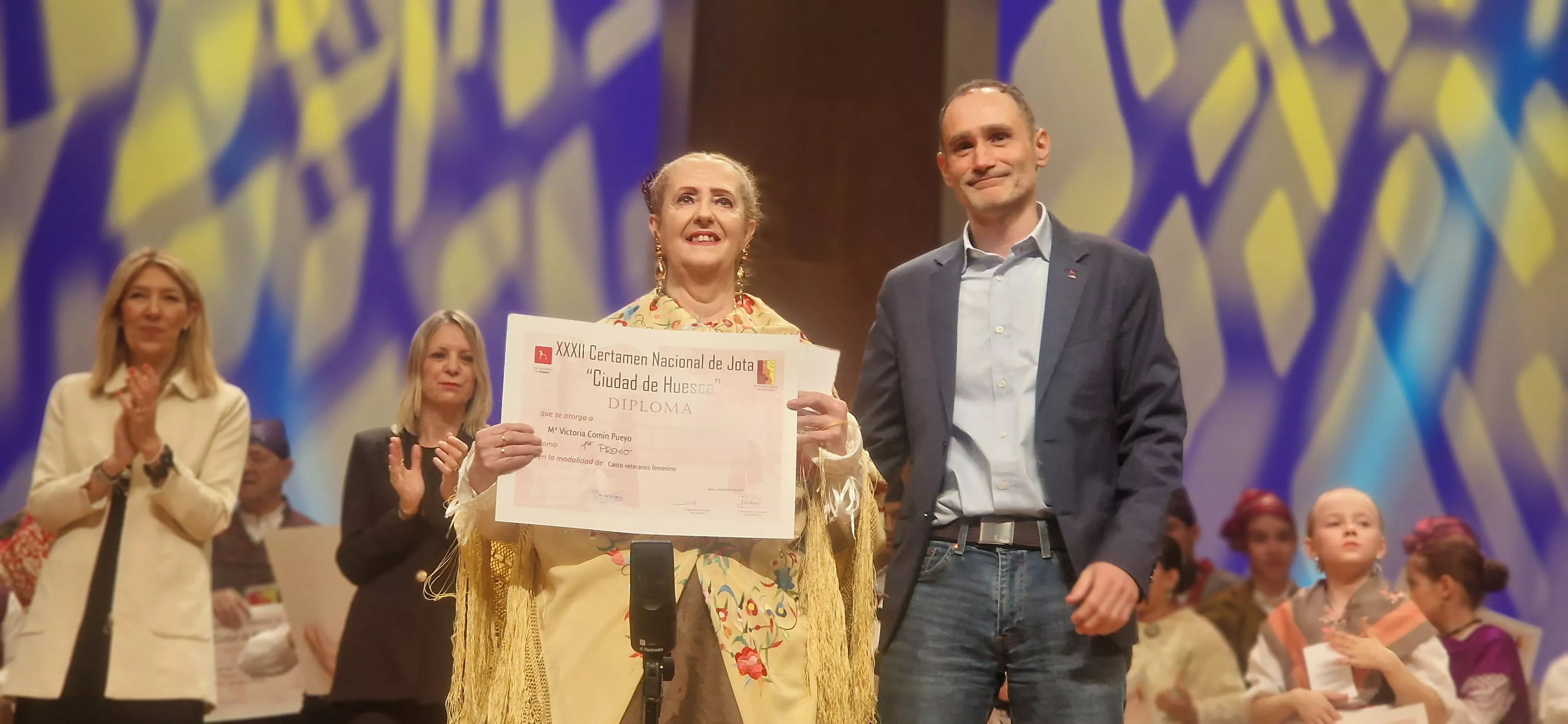 Final benjamín, infantil, juvenil y veteranos del XXXII Certamen Nacional de Jota Ciudad de Huesca. Foto Myriam Martínez