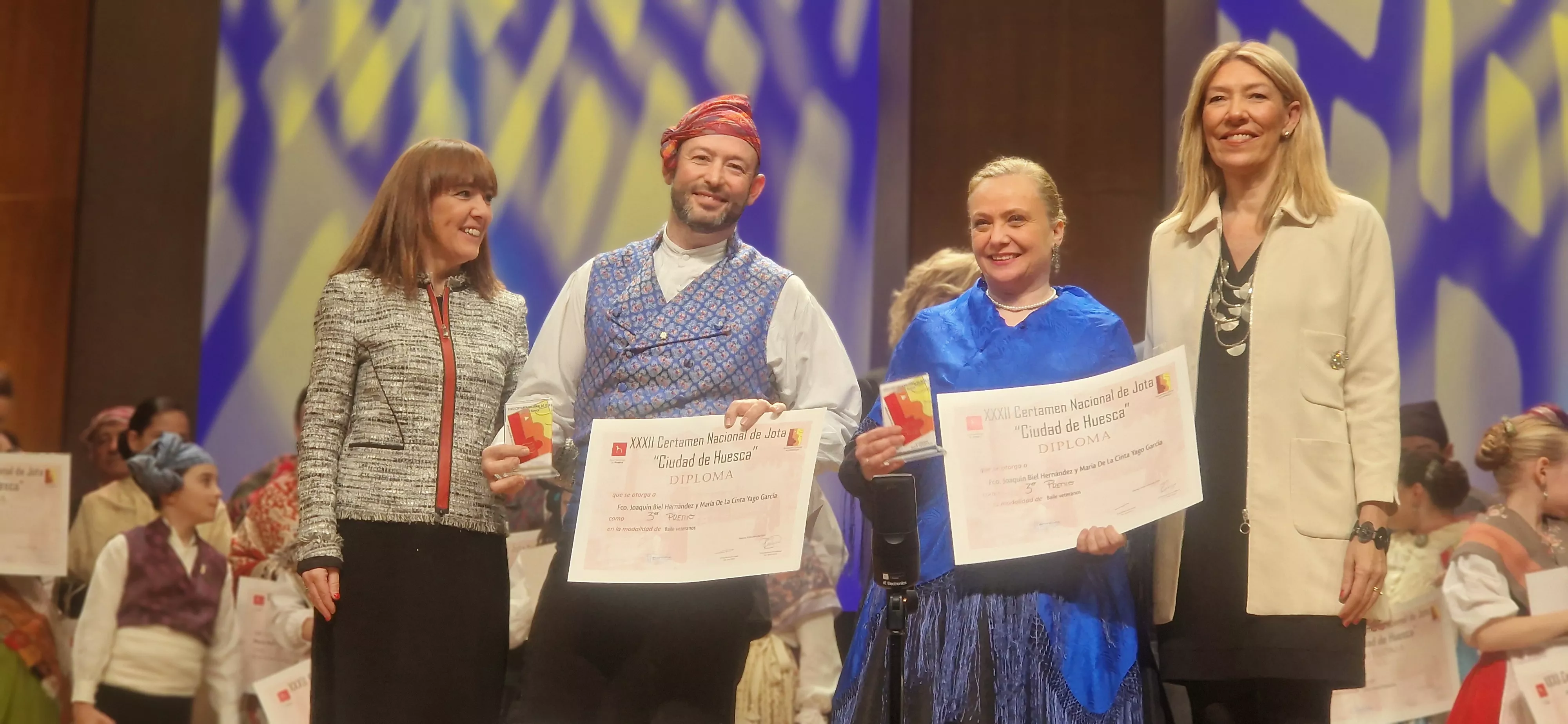 Final benjamín, infantil, juvenil y veteranos del XXXII Certamen Nacional de Jota Ciudad de Huesca. Foto Myriam Martínez