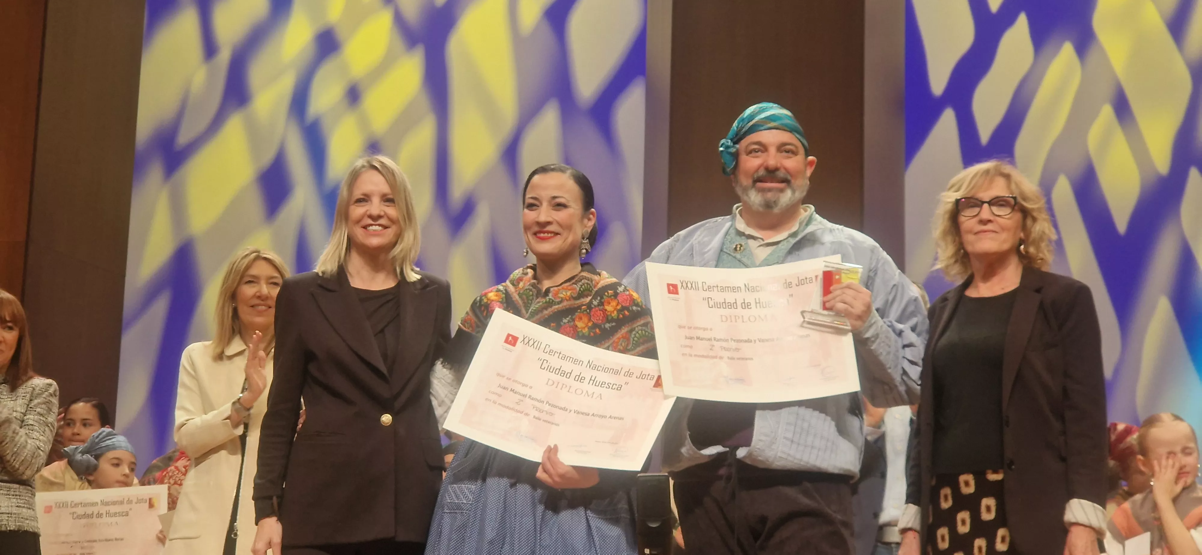 Final benjamín, infantil, juvenil y veteranos del XXXII Certamen Nacional de Jota Ciudad de Huesca. Foto Myriam Martínez