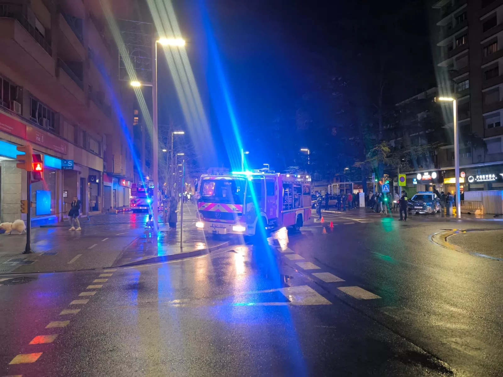 Los bomberos en Ramón y Cajal