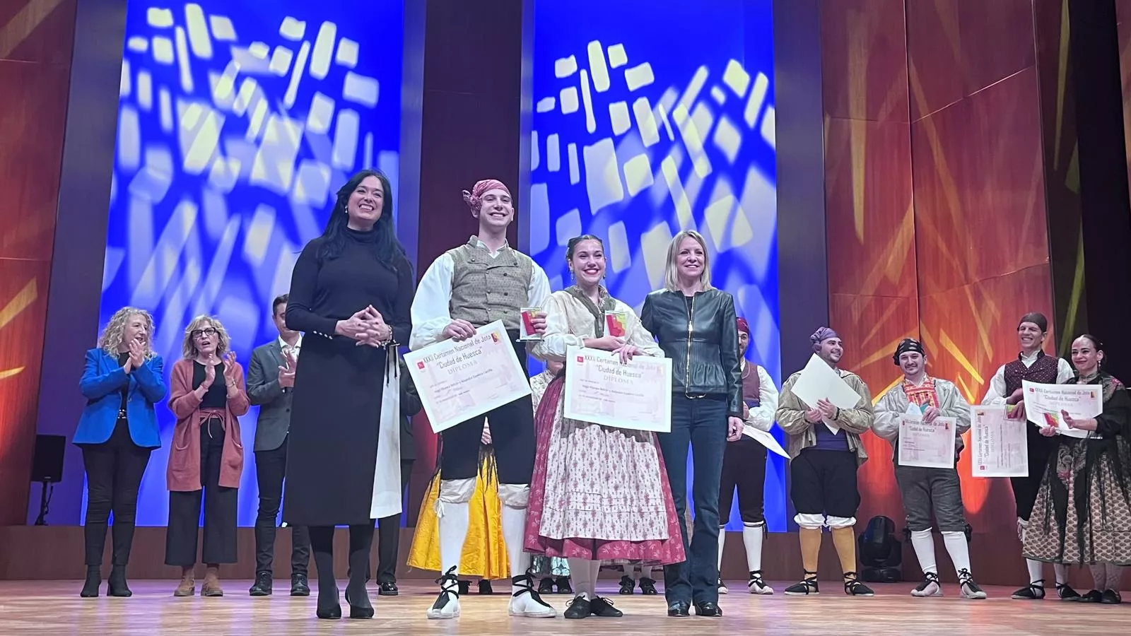 Final de canto, baile y dúos y el extraordinario del Certamen Nacional de Jota Ciudad de Huesca. Foto Mercedes Manterola