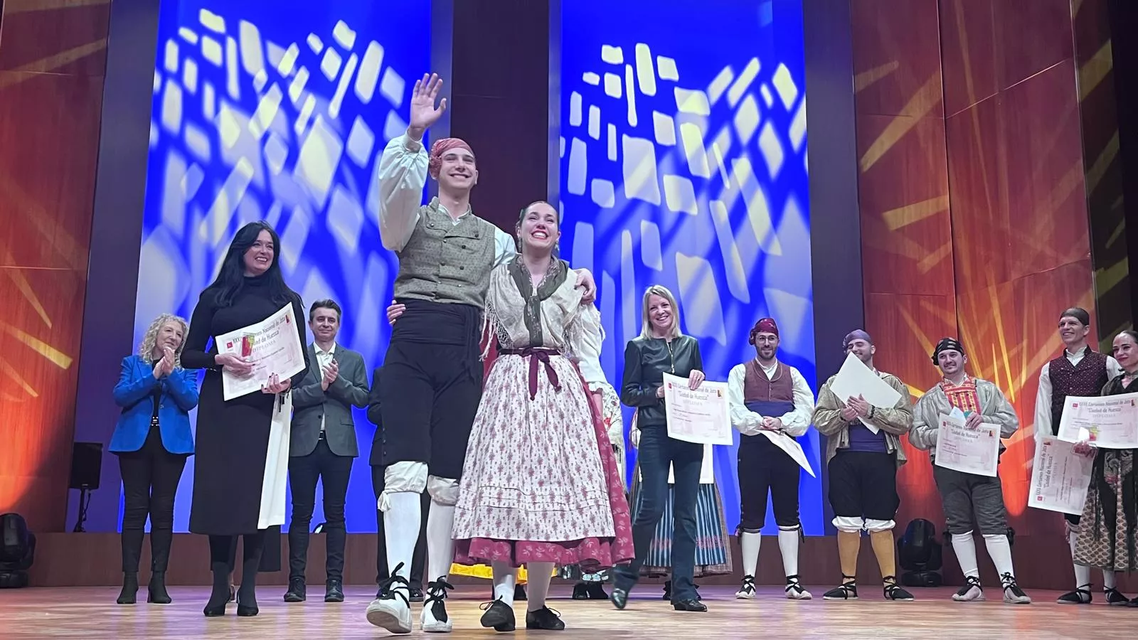 Final de canto, baile y dúos y el extraordinario del Certamen Nacional de Jota Ciudad de Huesca. Foto Mercedes Manterola