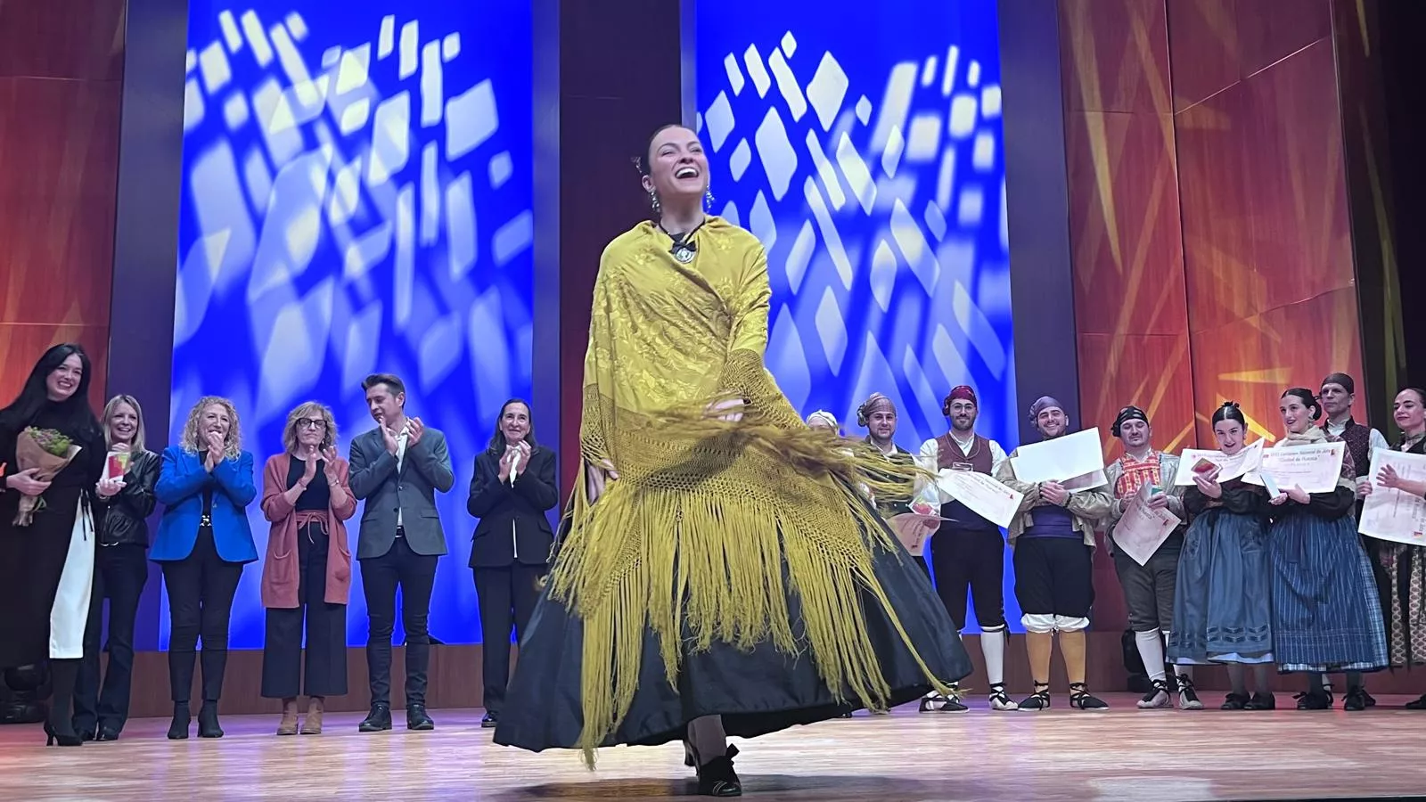Final de canto, baile y dúos y el extraordinario del Certamen Nacional de Jota Ciudad de Huesca. Foto Mercedes Manterola