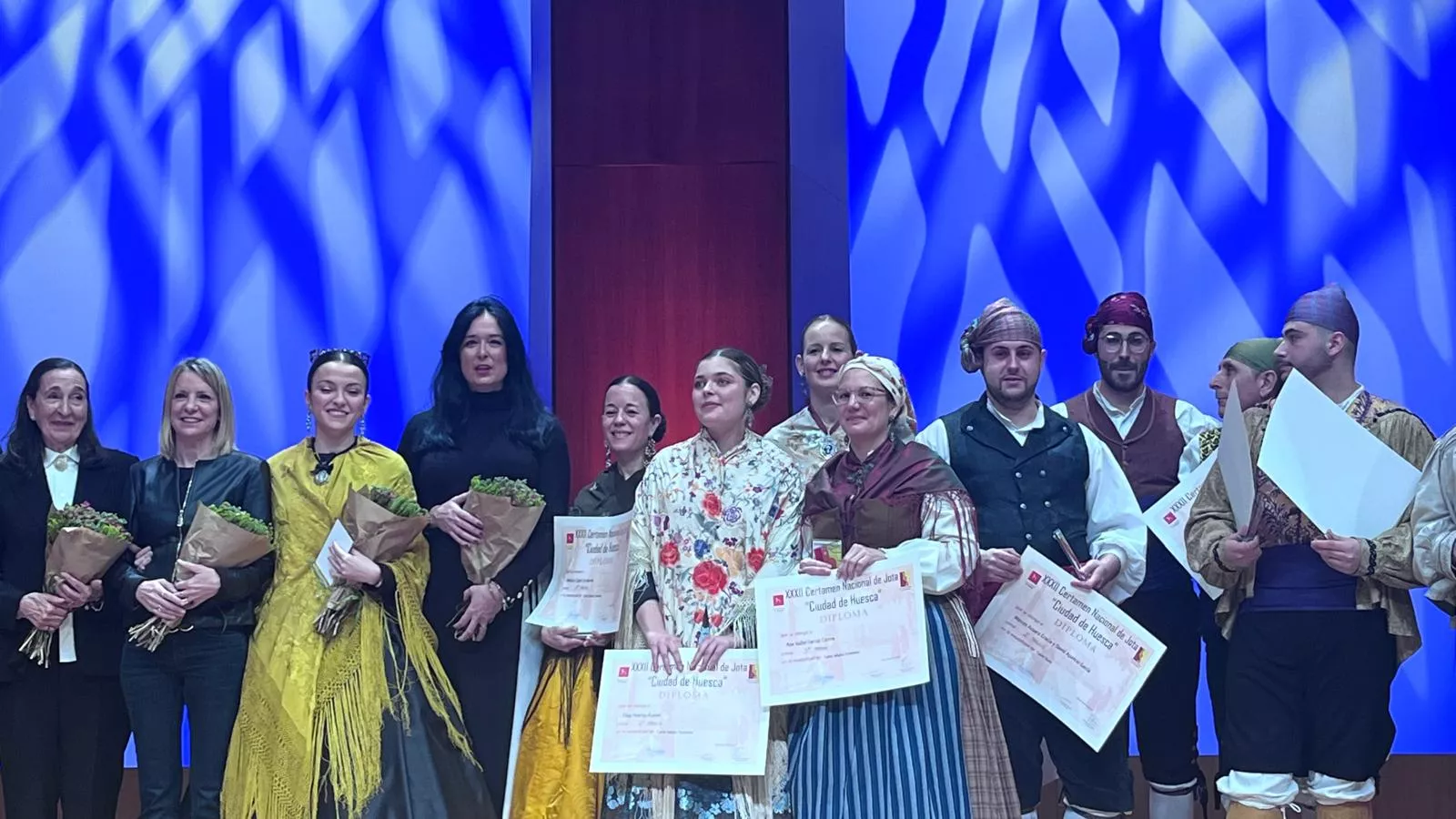 Final de canto, baile y dúos y el extraordinario del Certamen Nacional de Jota Ciudad de Huesca. Foto Mercedes Manterola