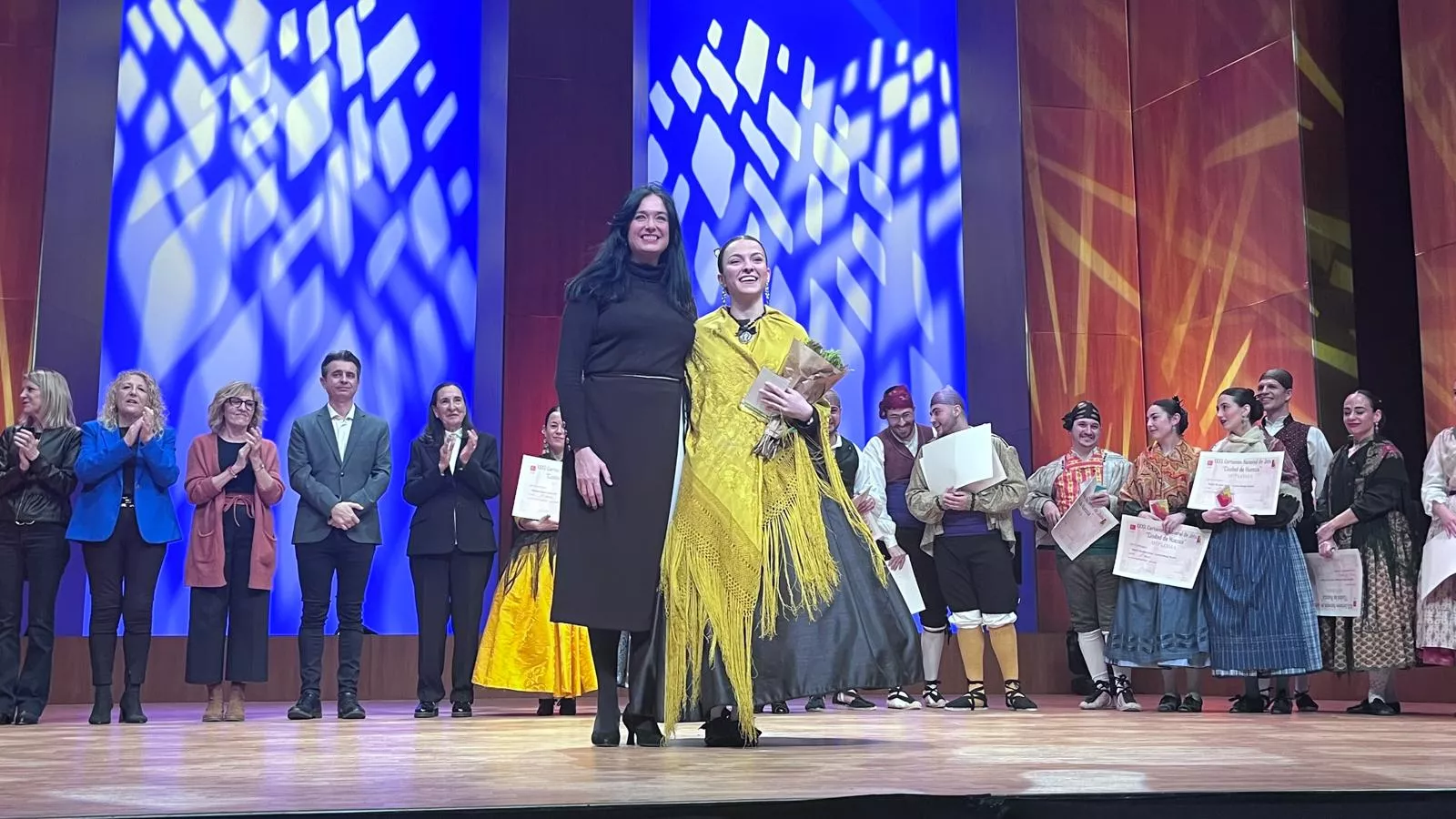 Final de canto, baile y dúos y el extraordinario del Certamen Nacional de Jota Ciudad de Huesca. Foto Mercedes Manterola