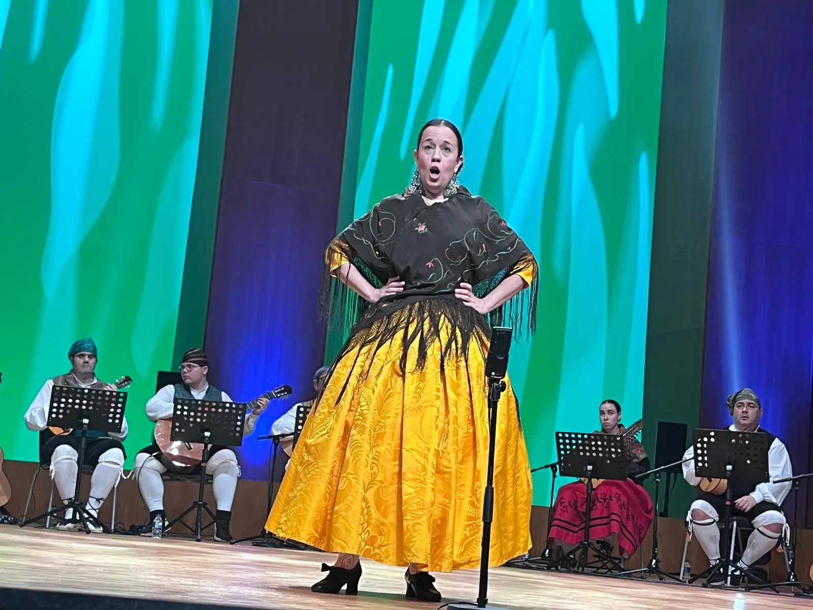 Final de canto, baile y dúos y el extraordinario del Certamen Nacional de Jota Ciudad de Huesca. Foto Mercedes Manterola
