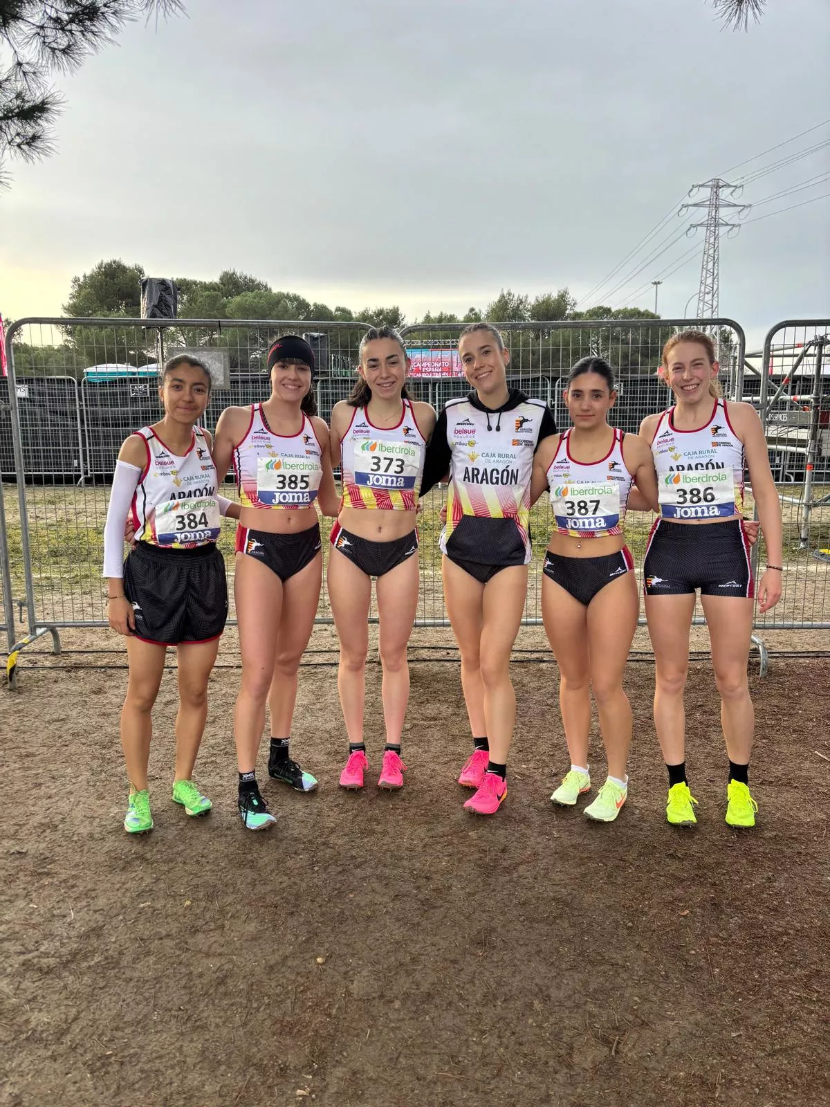 Campeonato de España de cross. Aragón Sub 20 femenino