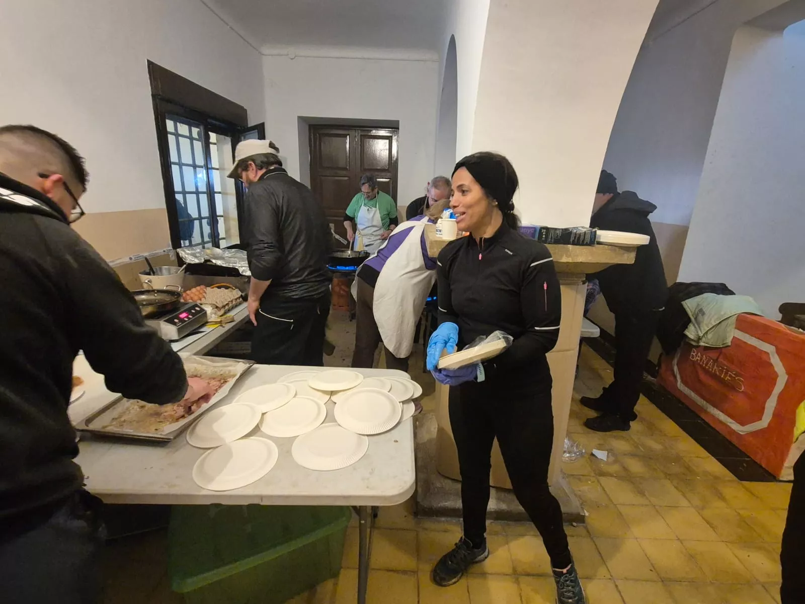 Huevo Frito Solidario con Etiopía en Banariés. Foto Juanlu Herrero