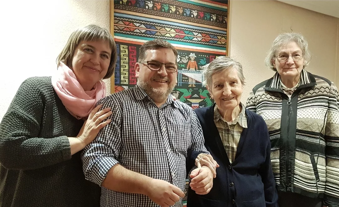 Mariví Ramón, a la derecha en la fotografía.