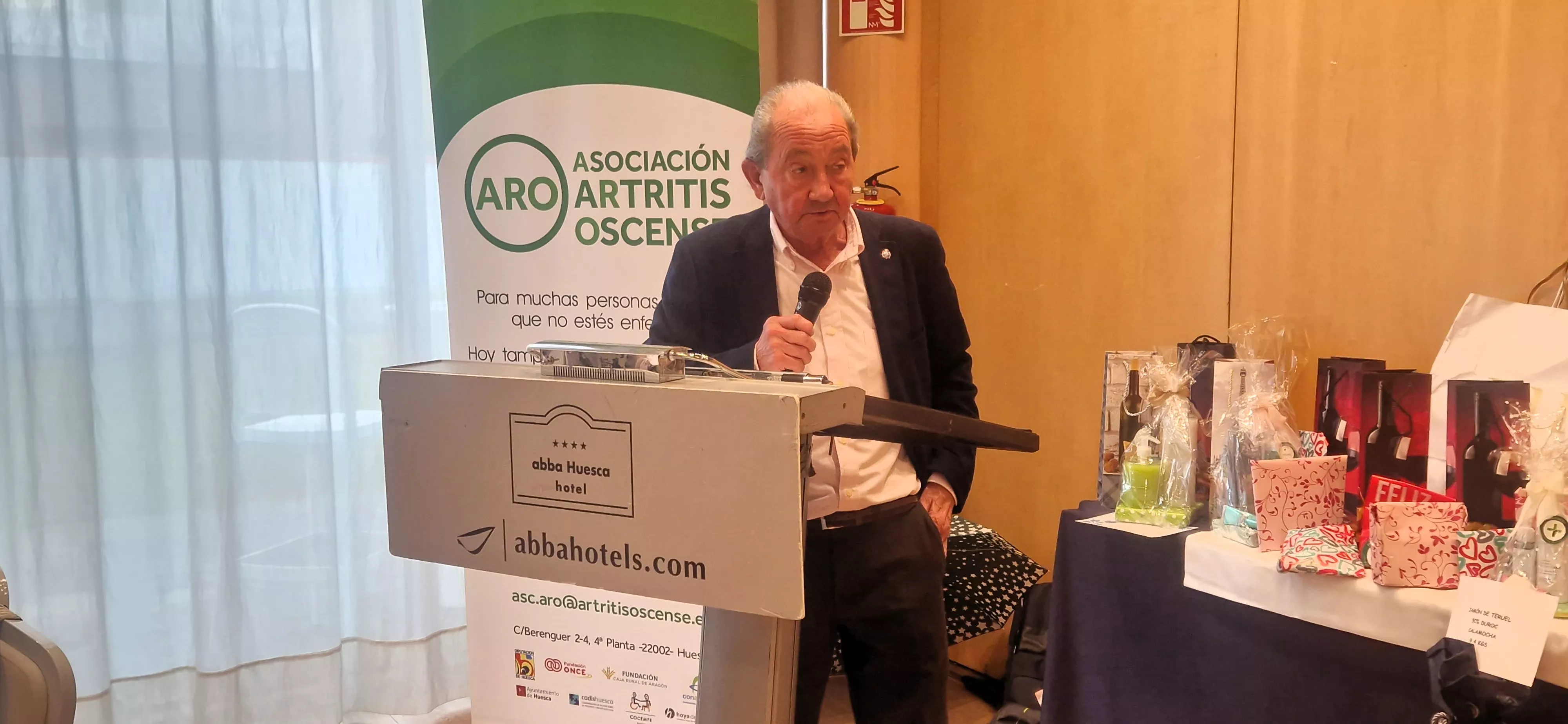 Premio ARO 2024 para Emeterio Giménez Salcedo. Foto Myriam Martínez 