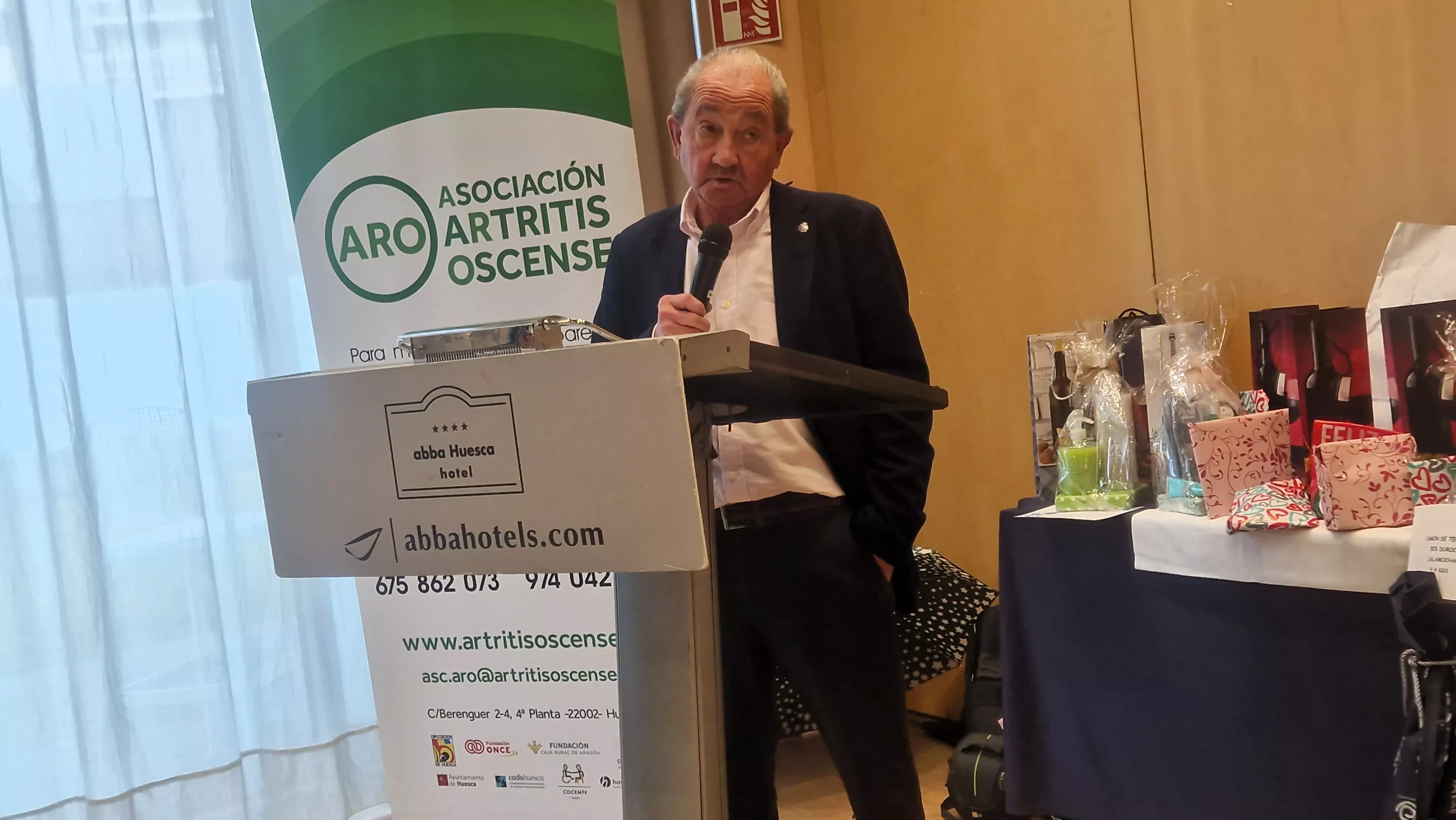 Premio ARO 2024 para Emeterio Giménez Salcedo. Foto Myriam Martínez 