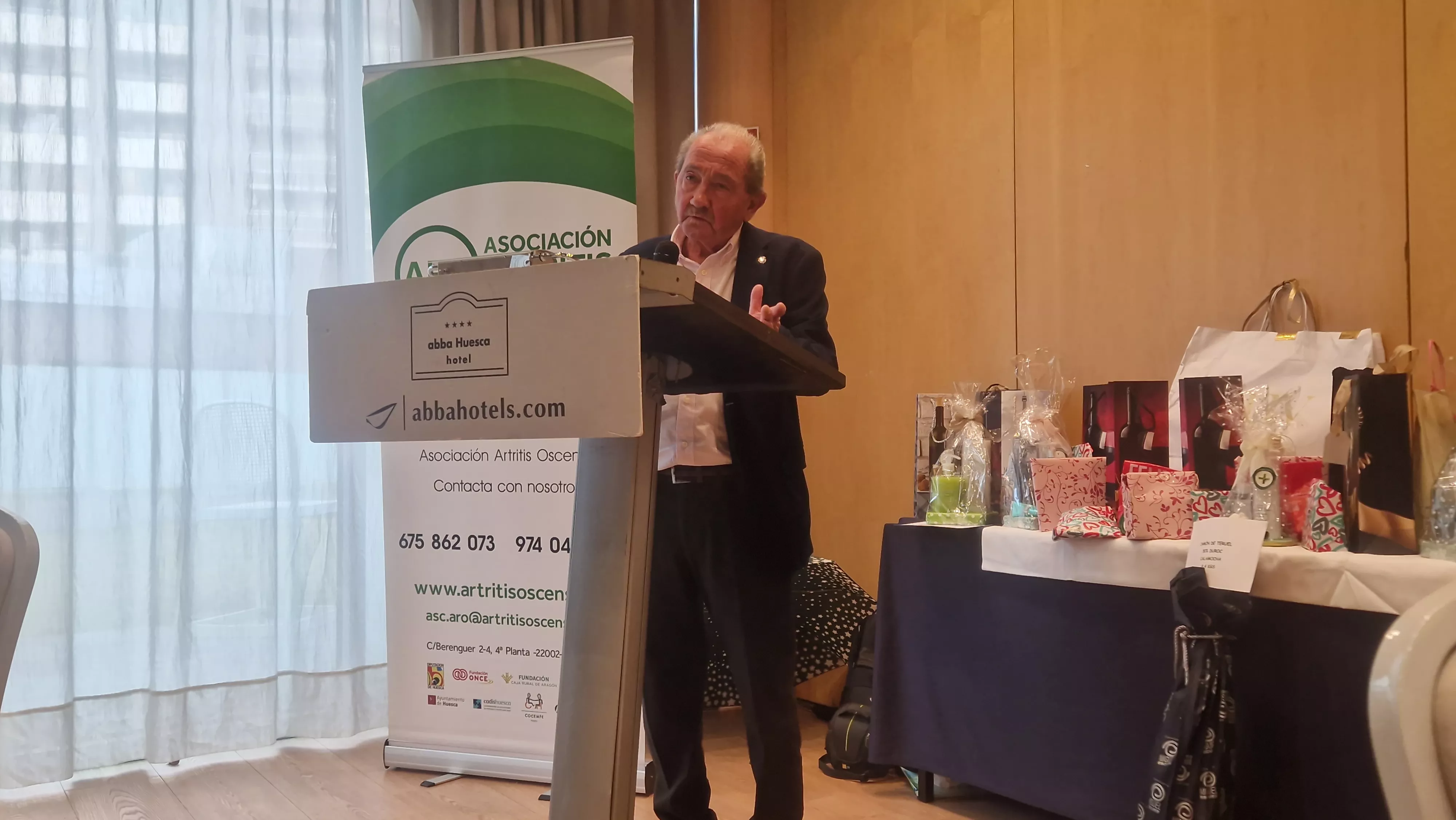 Premio ARO 2024 para Emeterio Giménez Salcedo. Foto Myriam Martínez 