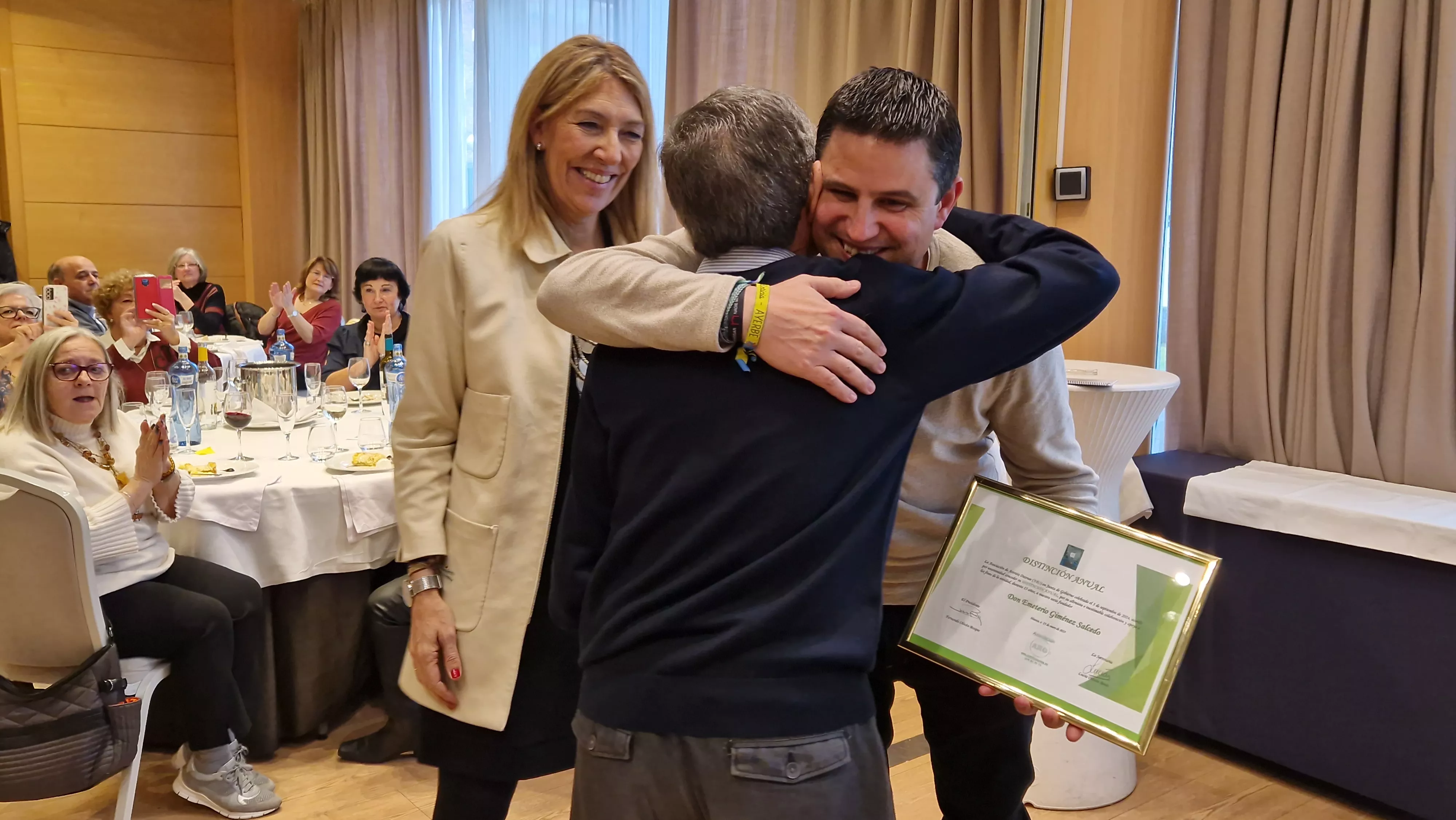 Premio ARO 2024 para Emeterio Giménez Salcedo. Foto Myriam Martínez 