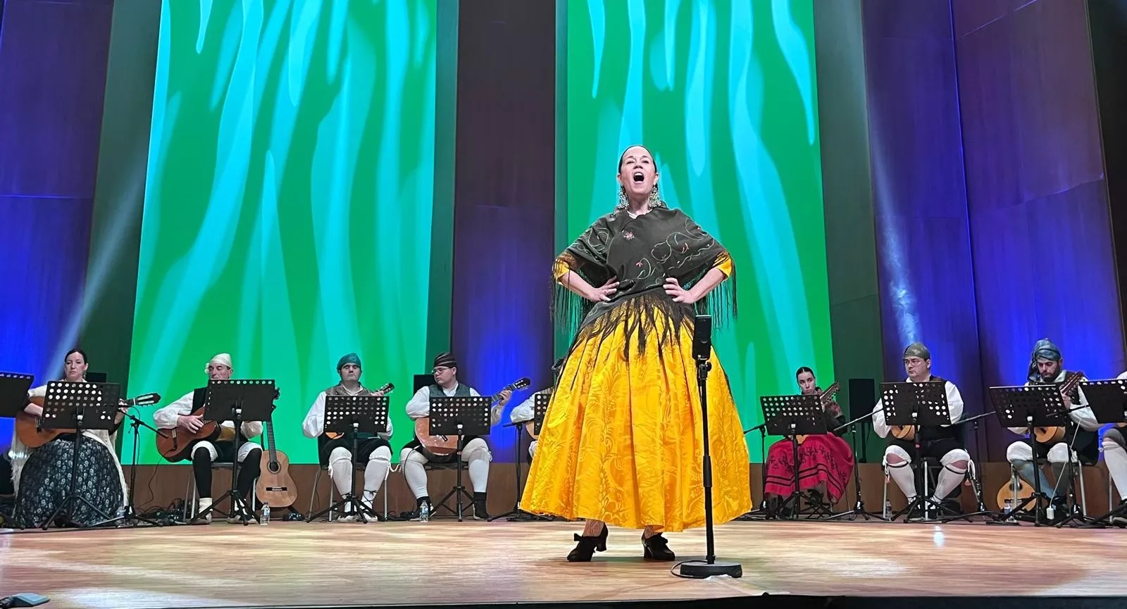 Final de canto, baile y dúos y el extraordinario del Certamen Nacional de Jota Ciudad de Huesca. Foto Mercedes Manterola
