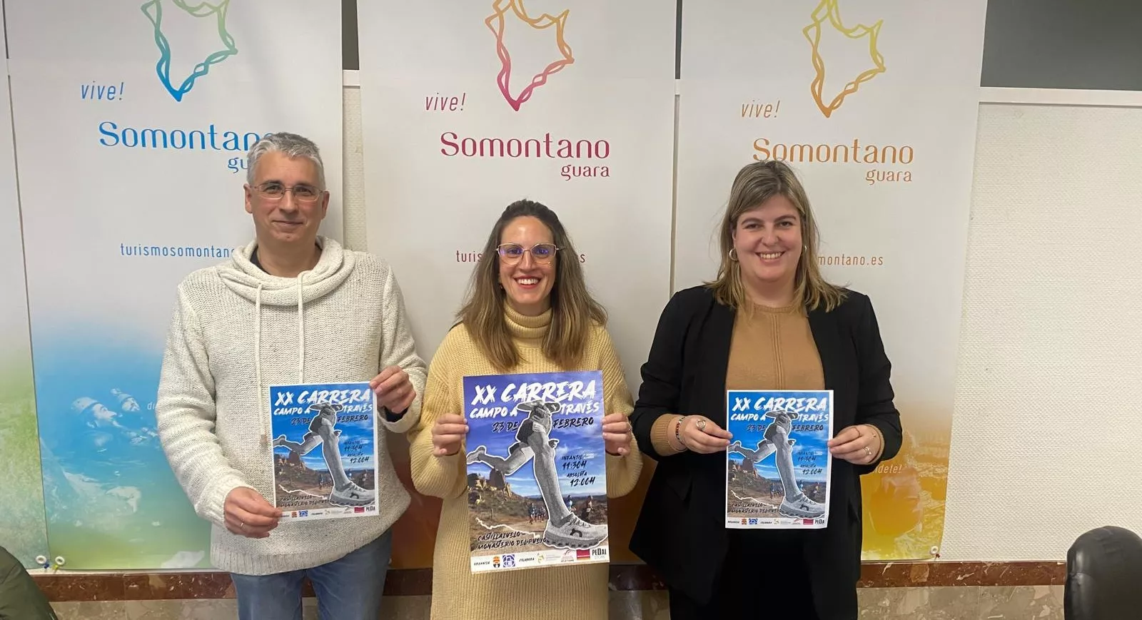 Lacoma, Marín y Lleyda presentan la XX edición de la Costillazuelo-El Pueyo.