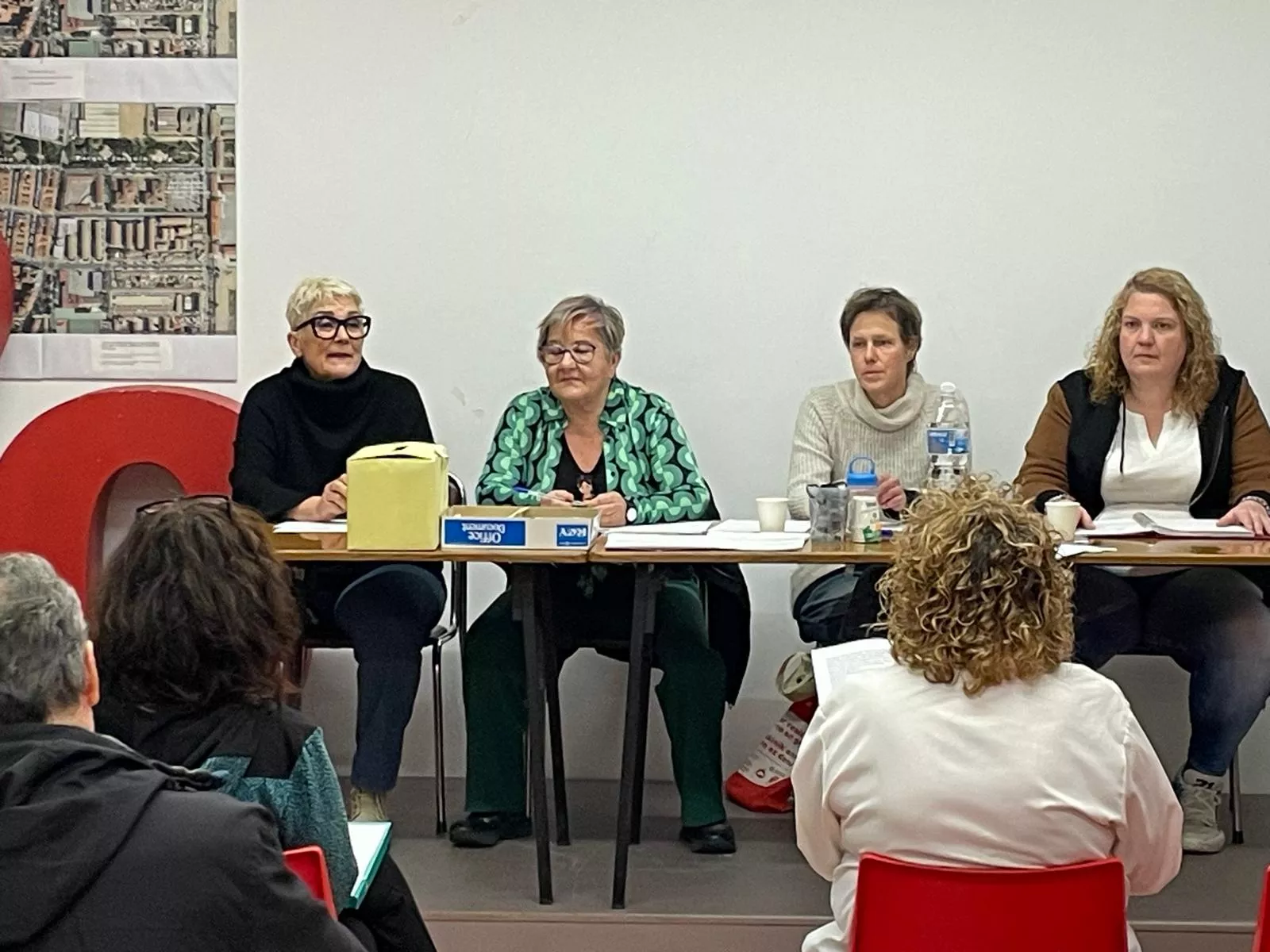 Última asamblea vecinal del Perpetuo Socorro, con Puri Broto como presidenta.