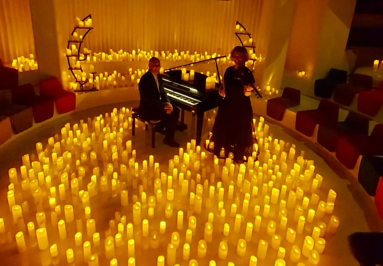 Concierto 'A la luz de las velas' en Huesca.